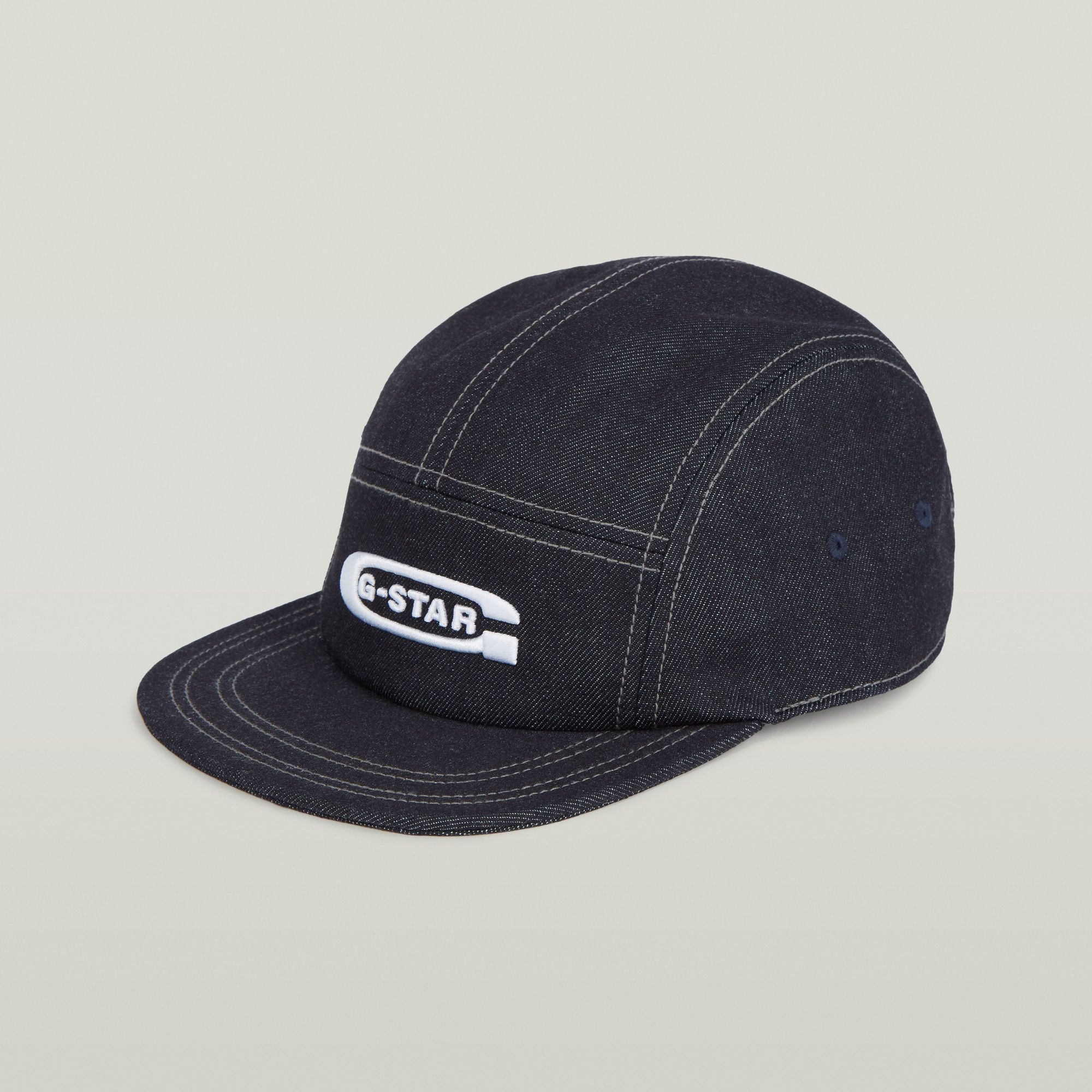 Flat Brim 5 Panel Cap - Dunkelblau - Herren