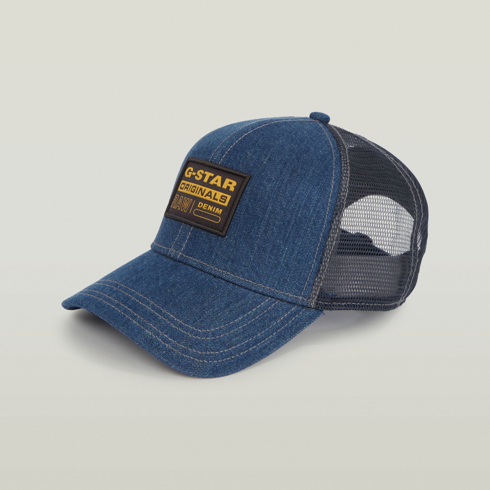 

Denim Embro Baseball Trucker Cap - Dark blue - Men