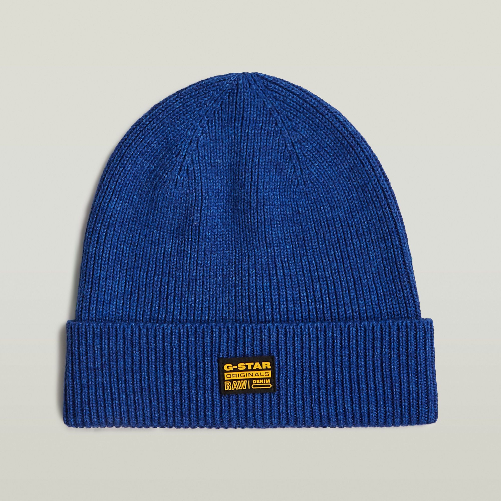 G-Star RAW Geffo Long Beanie Midden blauw Heren