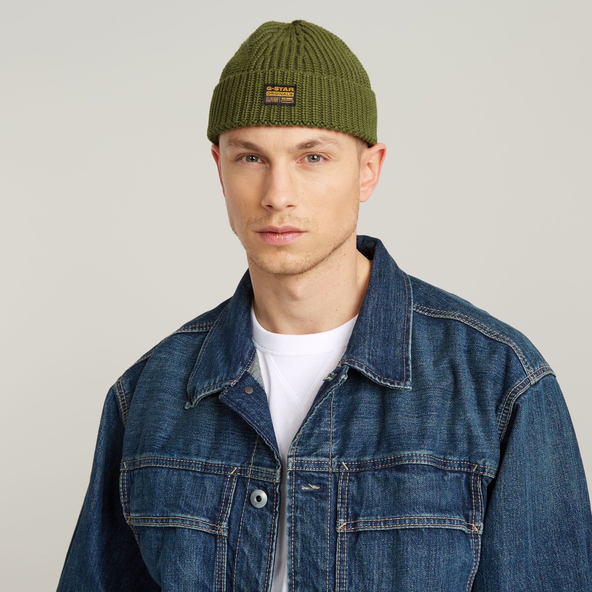 G-Star RAW Originals Fisherman Beanie Groen Heren