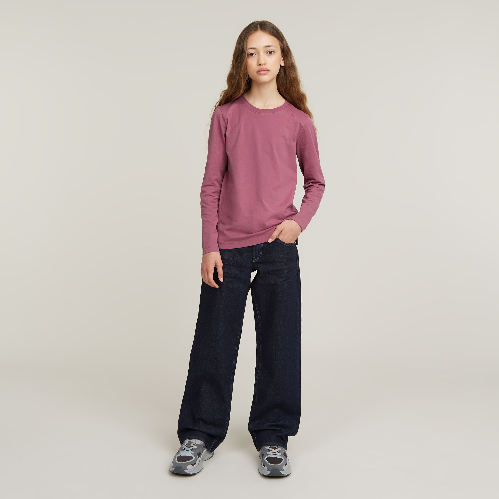 G-Star RAW Meisjes Top Regular Paars meisjes