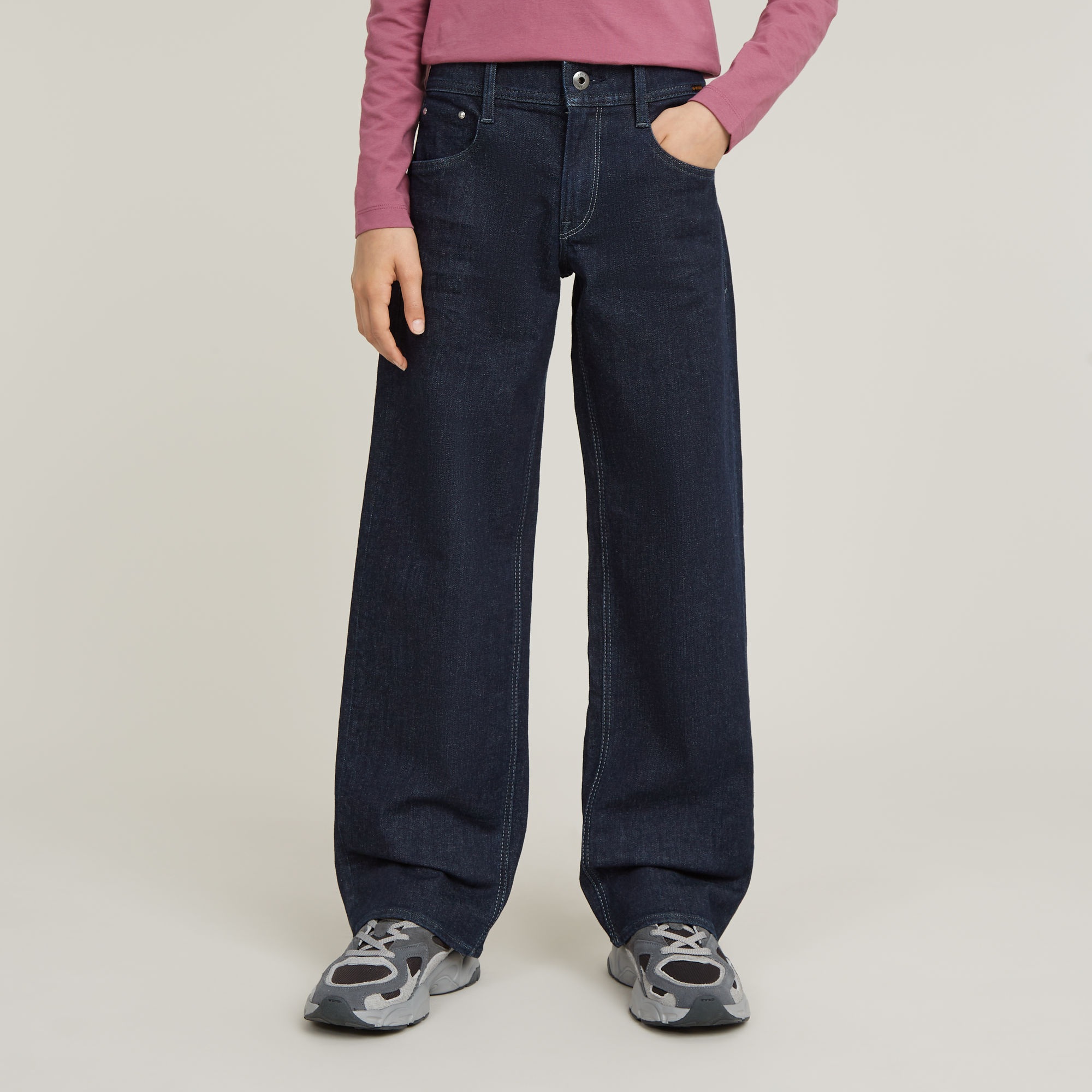 G-Star RAW Meisjes Judee Loose Jeans Donkerblauw meisjes