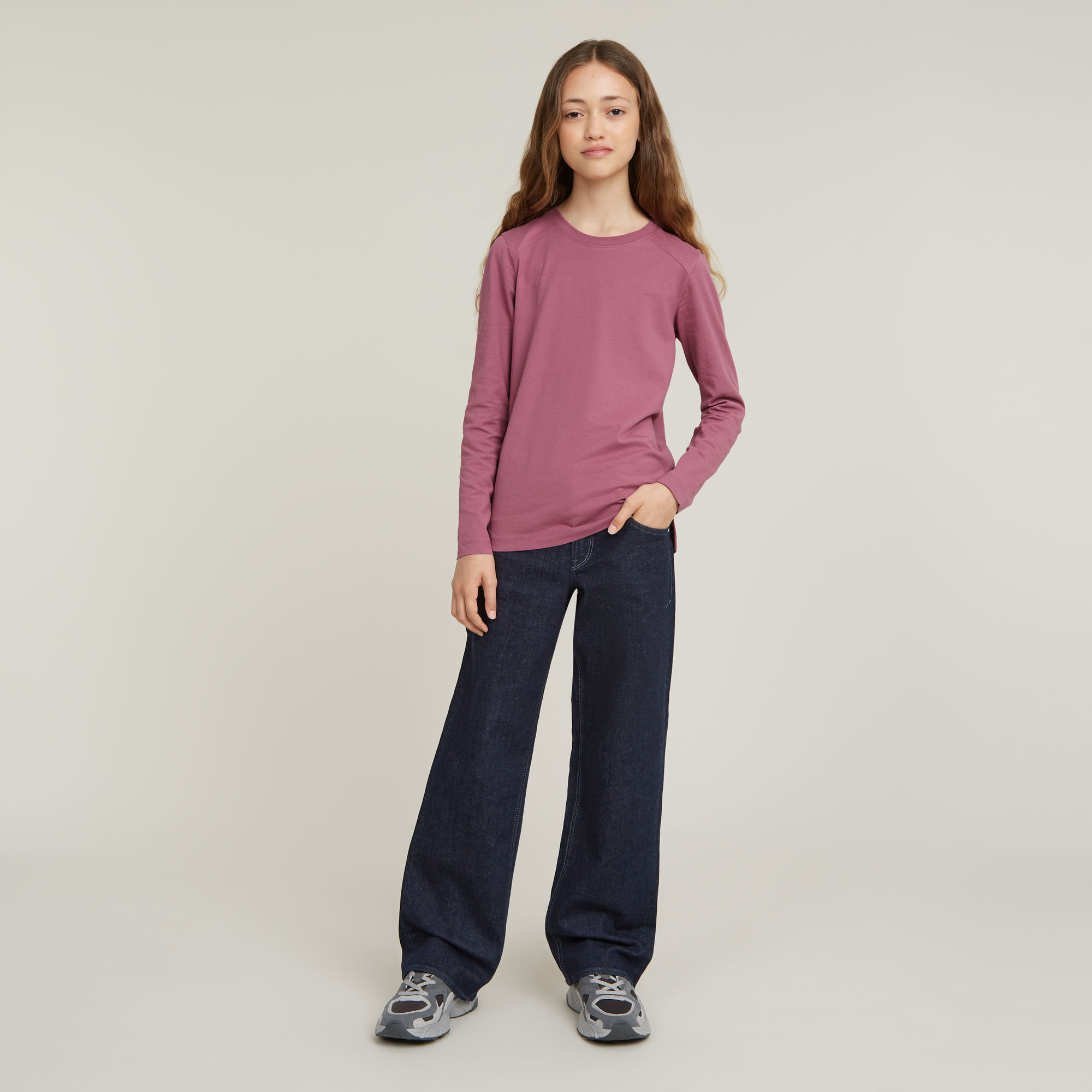 G-Star RAW Meisjes Judee Loose Jeans Donkerblauw meisjes