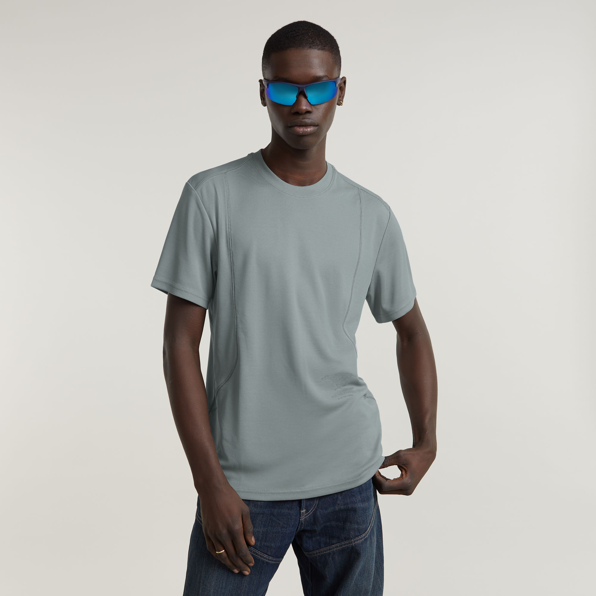 

Constructed Tech T-Shirt - Grey - Men