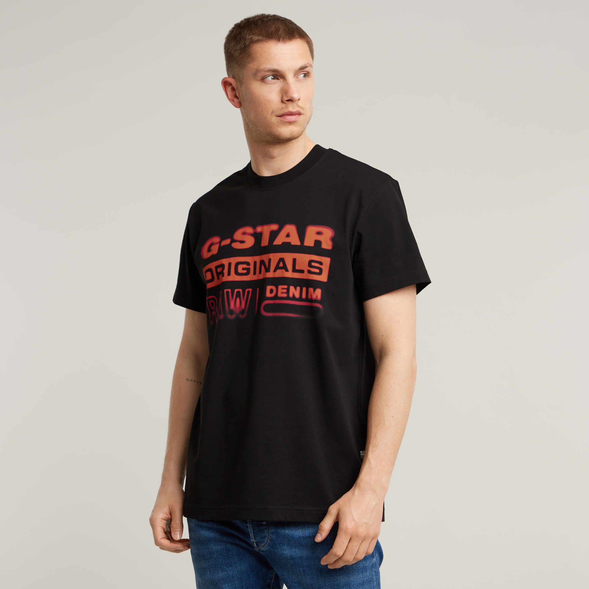 G-Star RAW Gradient Originals T-Shirt - Zwart - Heren