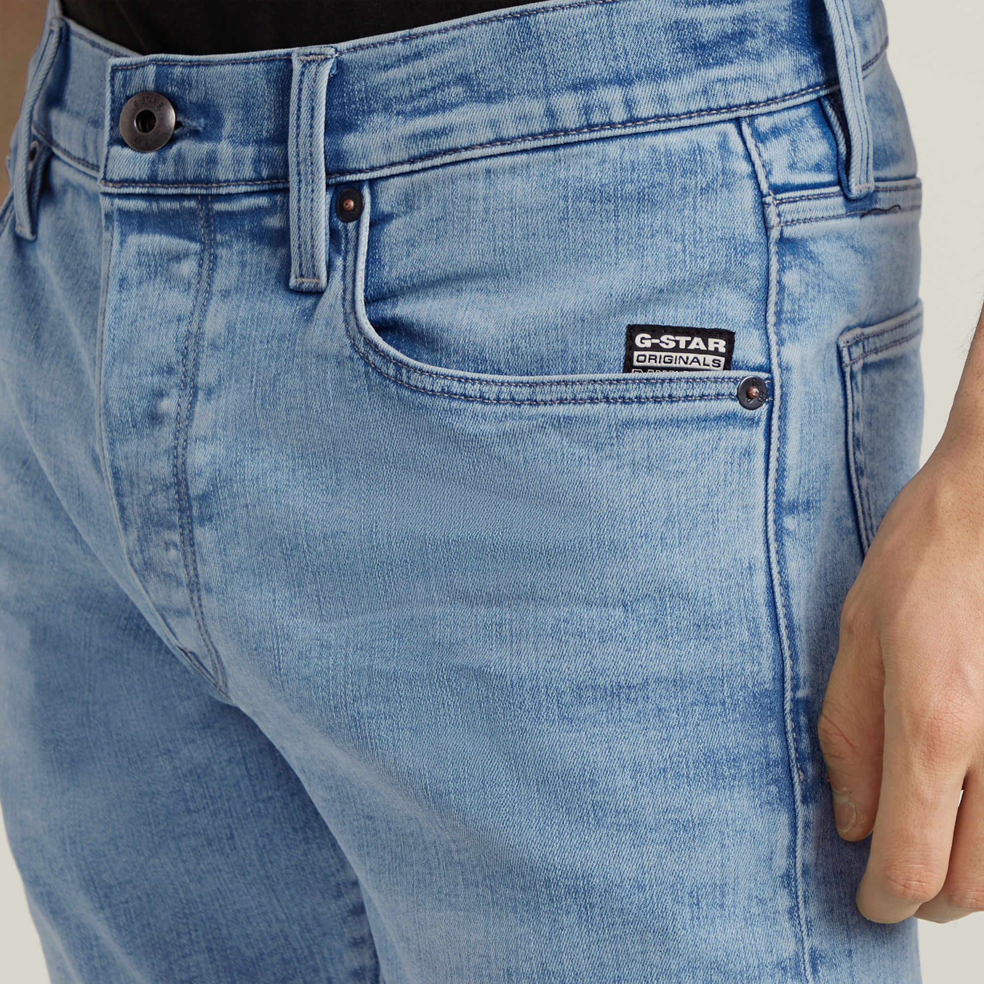 G-Star RAW 3301 Slim Jeans Midden blauw Heren