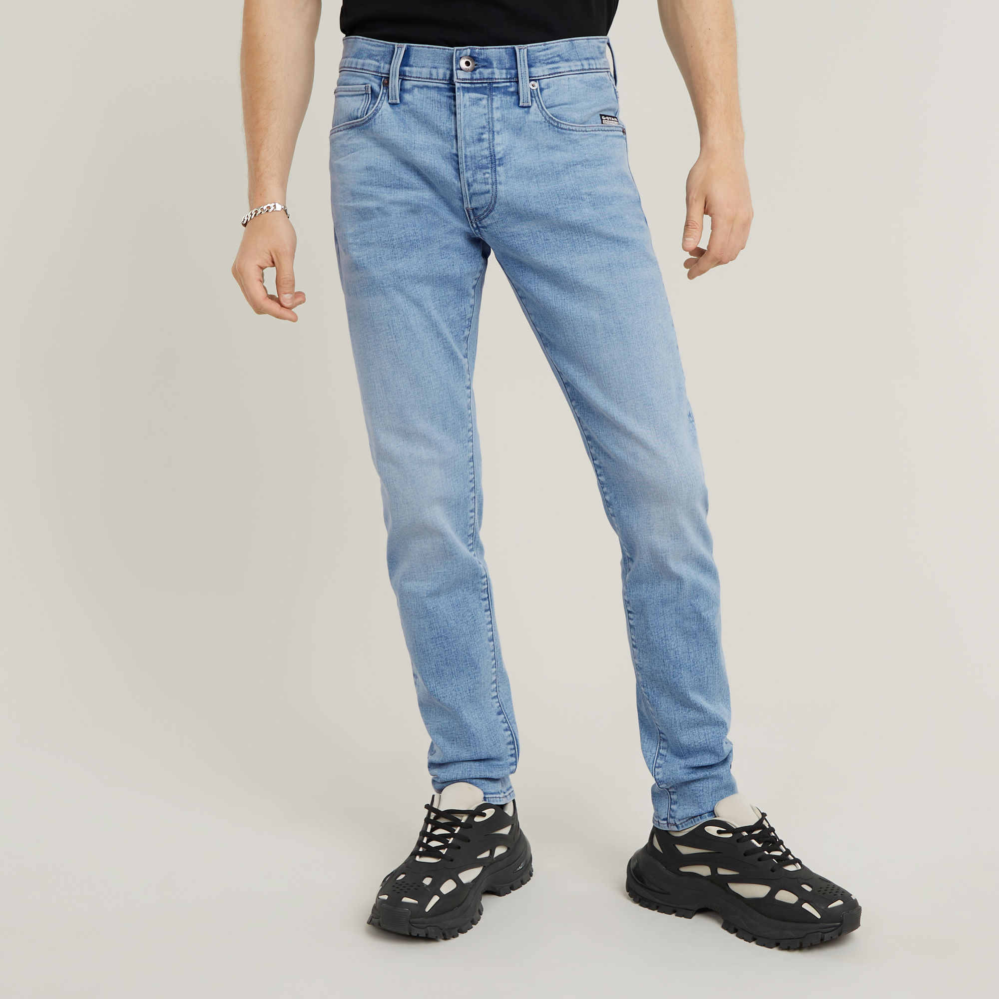 3301 Slim Jeans - Mittelblau - Herren