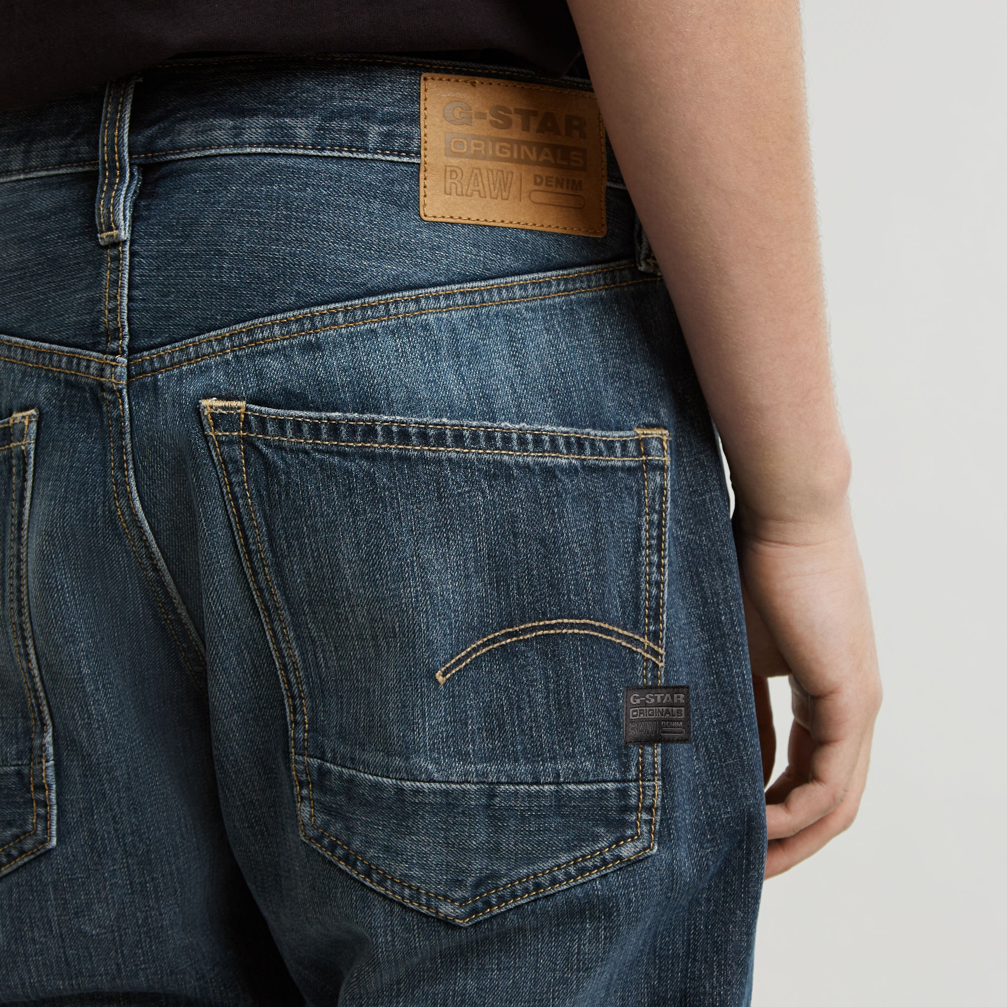 G-Star RAW Dakota Regular Straight Jeans Donkerblauw Heren