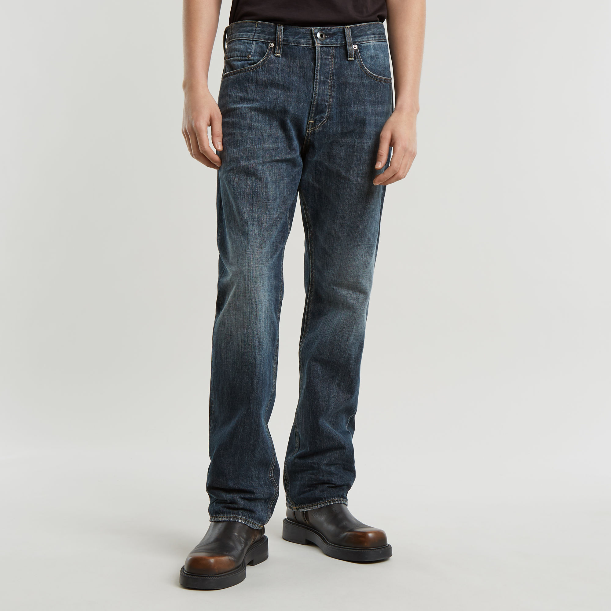 

Dakota Regular Straight Jeans - Dark blue - Men