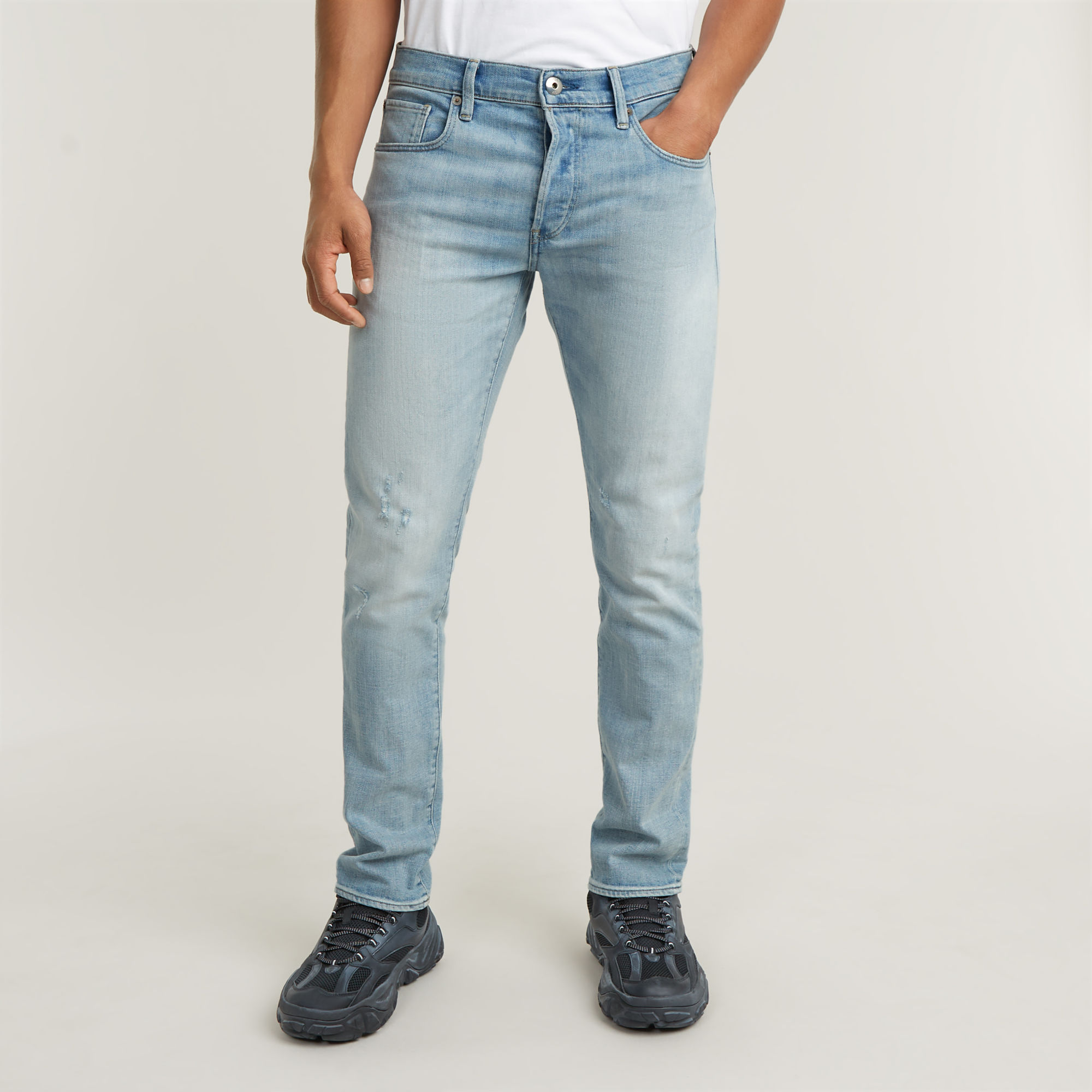 G-Star RAW 3301 slim fit jeans sun faded mirage blue