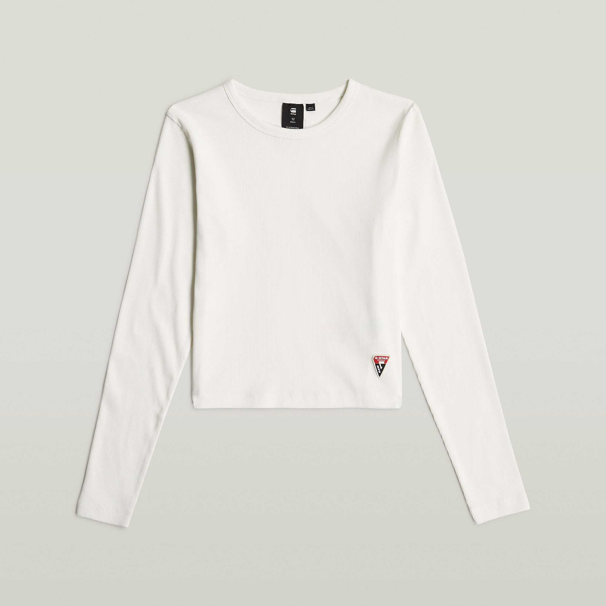 G-Star RAW Meisjes Top Slim Crop Wit meisjes