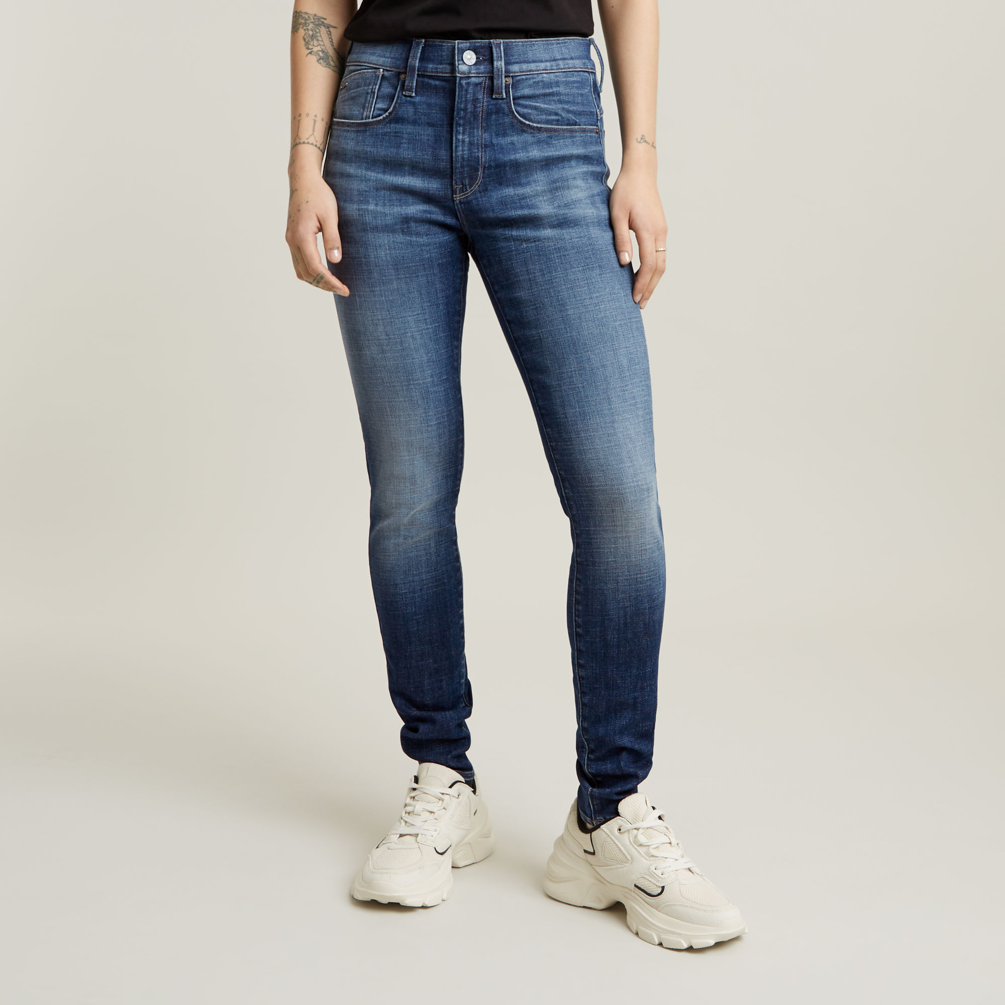 

Lhana Skinny Jeans - Medium blue - Women