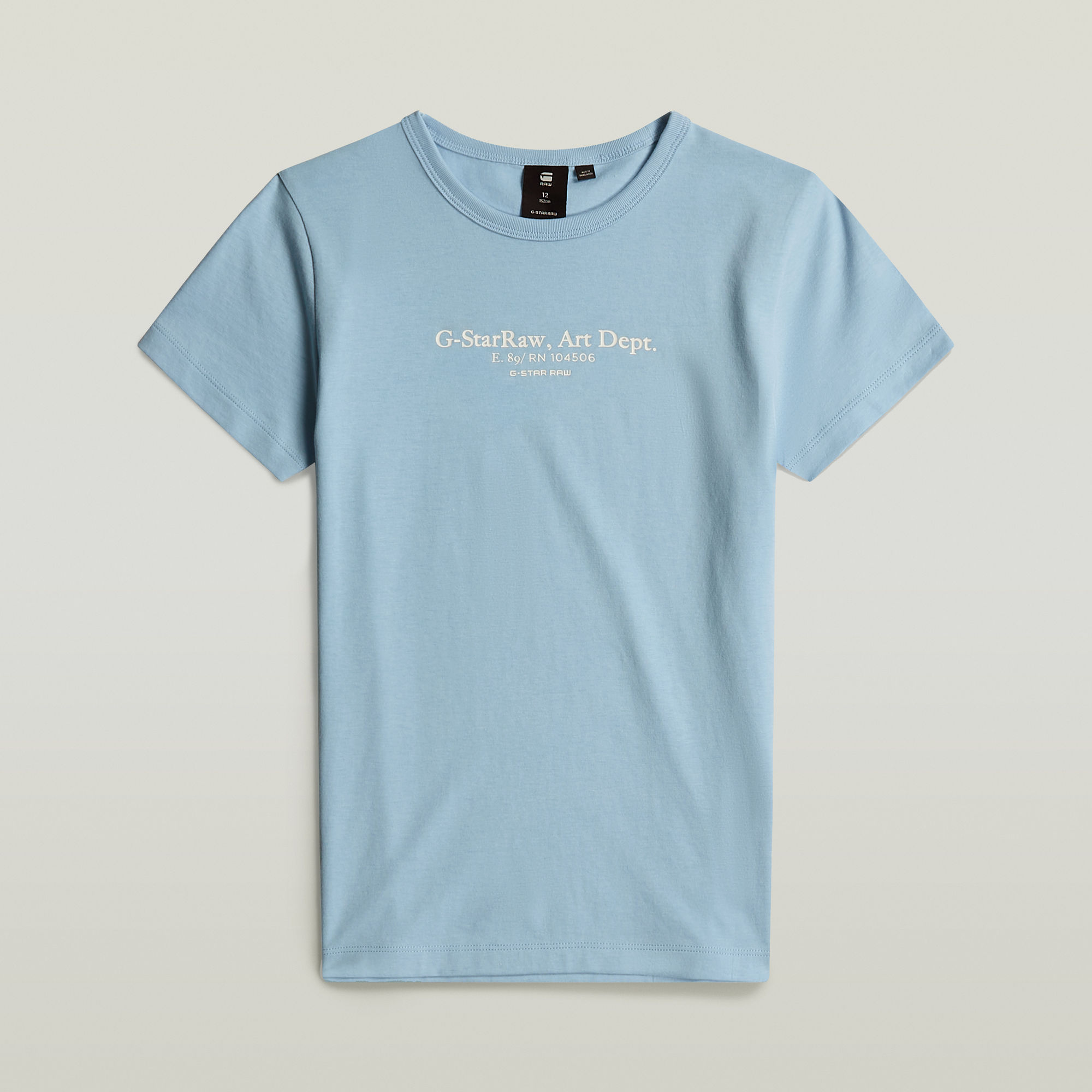 G-Star RAW Meisjes Top Regular Lichtblauw meisjes