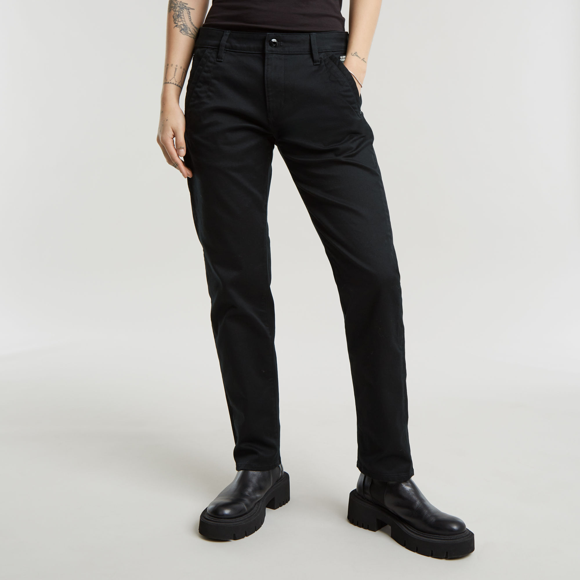 

Kate Boyfriend Pants - Black - Women