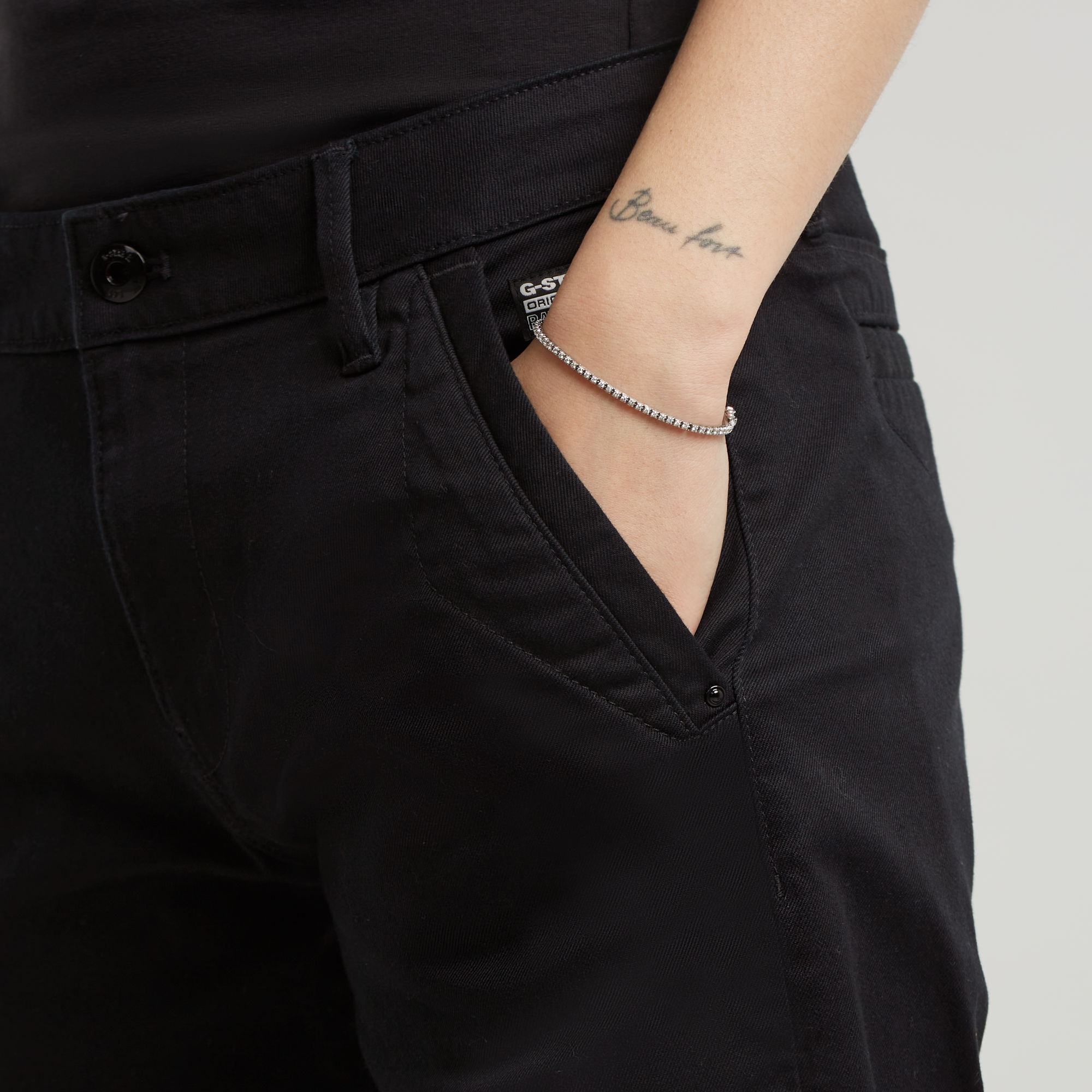 G-Star RAW Kate Boyfriend Broek Zwart Dames