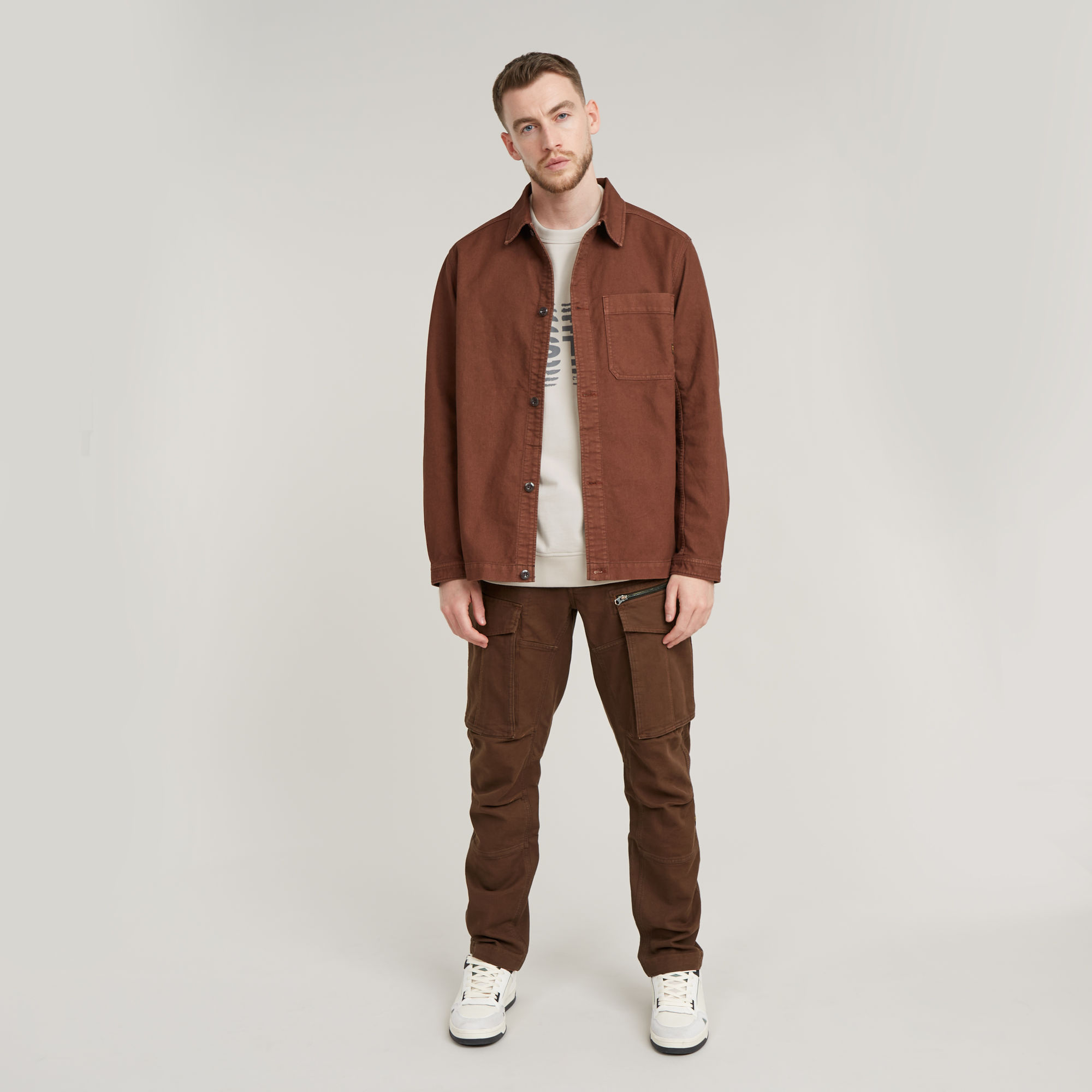 G-Star RAW Rovic Zip 3D Regular Tapered Broek Rood Heren