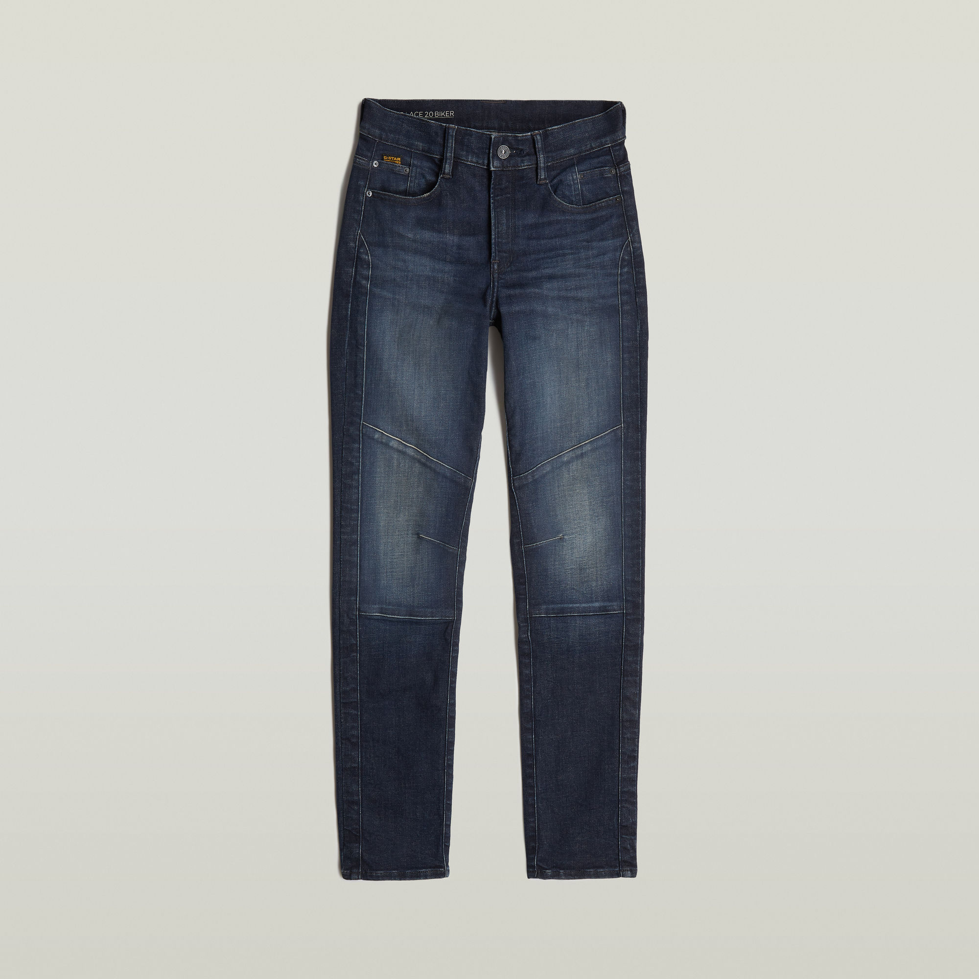 G-Star RAW Ace 2.0 Biker Slim Straight Jeans Donkerblauw Dames