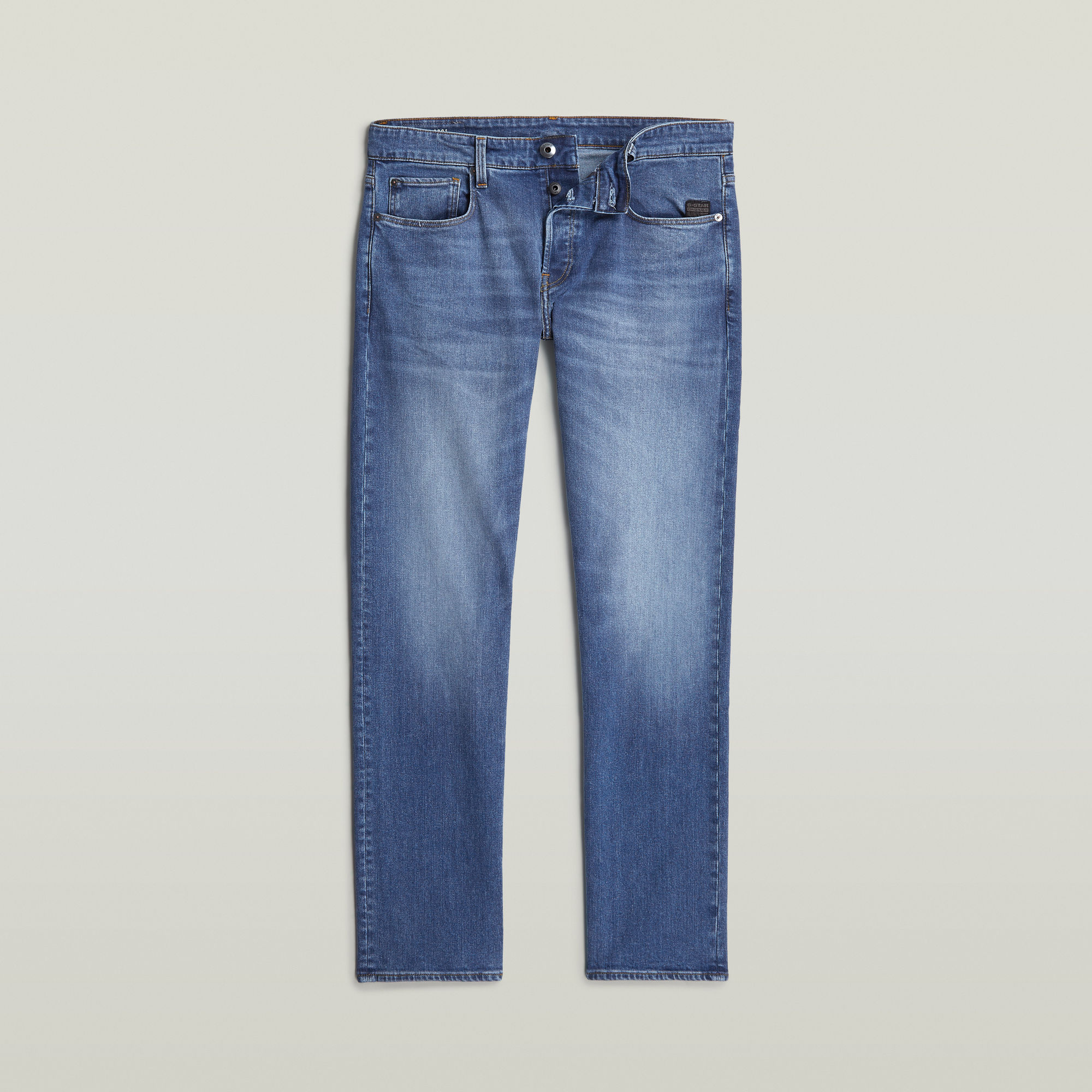 G-Star RAW 3301 Straight Jeans Lichtblauw Heren