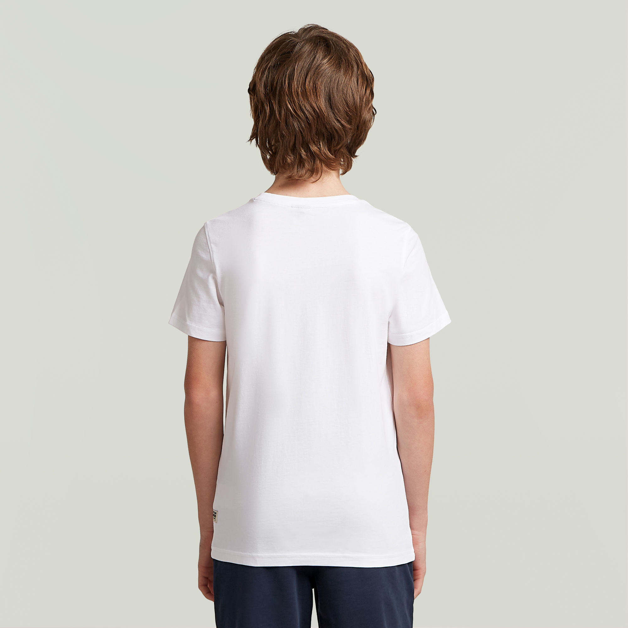 G-Star RAW Jongens T-Shirt Regular Wit jongens