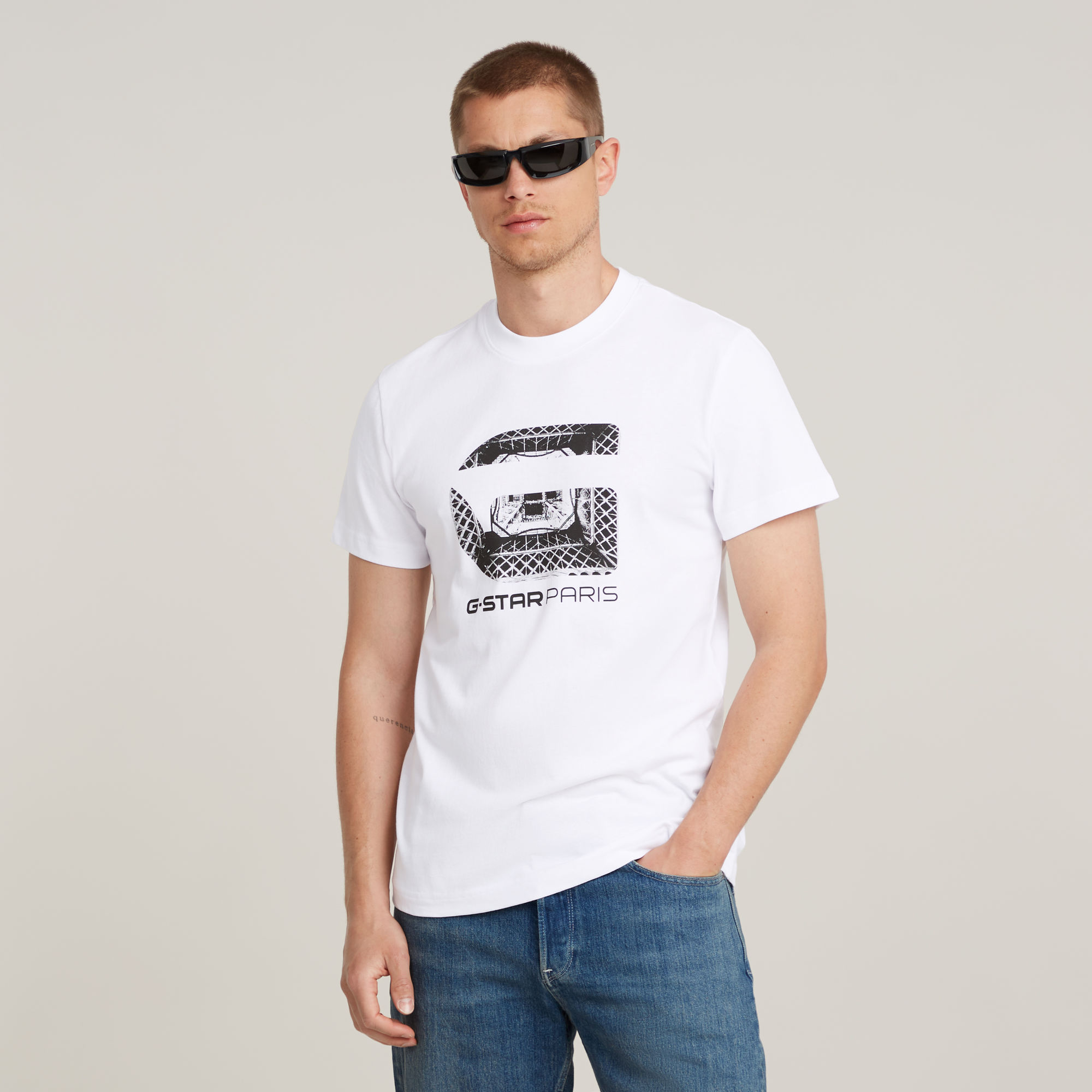 Paris T-Shirt - Weiß - Herren