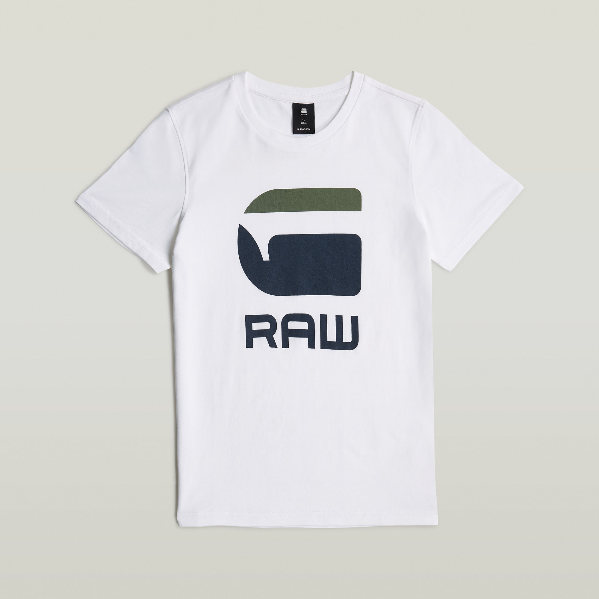 G-Star RAW Jongens T-Shirt Regular Wit jongens
