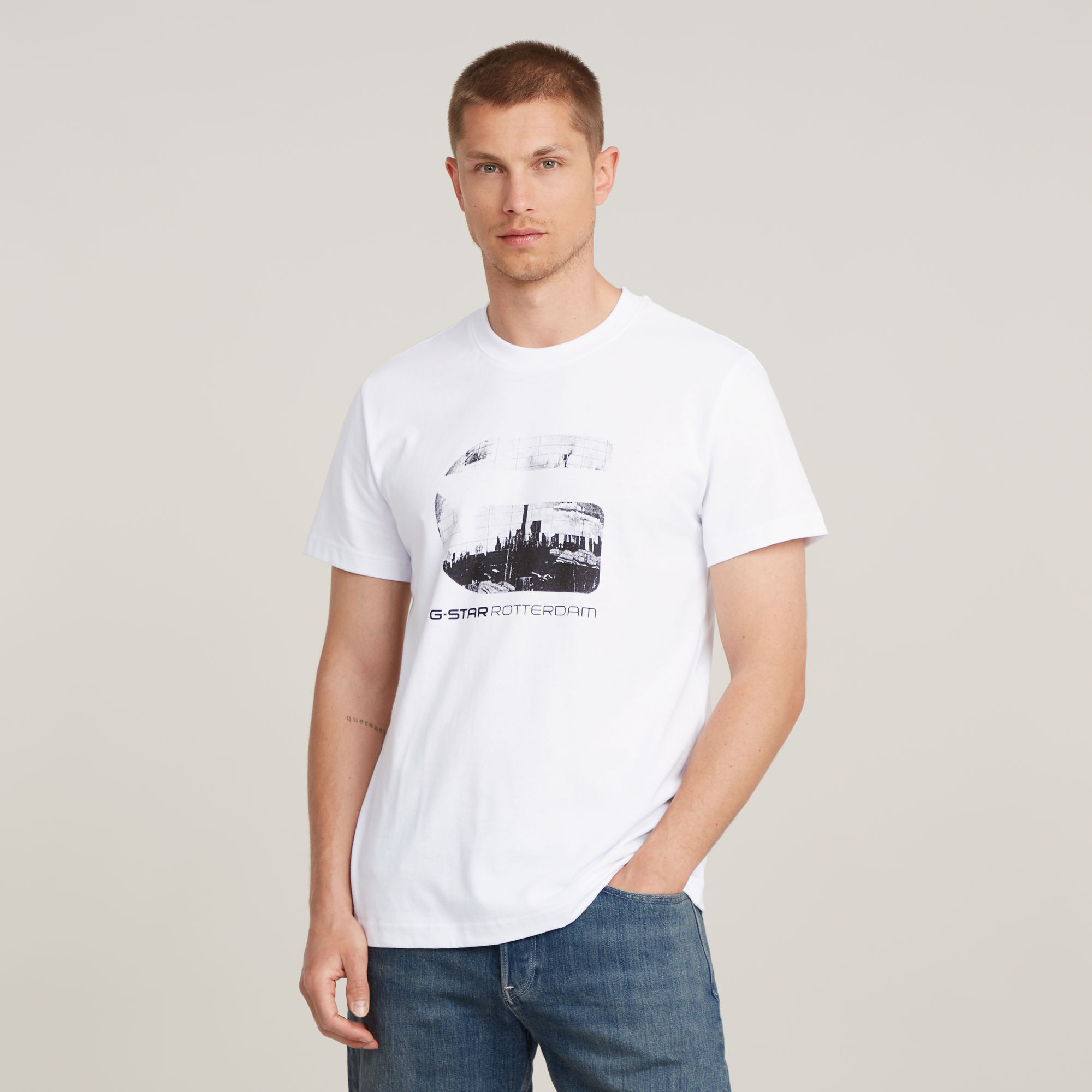 Rotterdam T-Shirt - Weiß - Herren