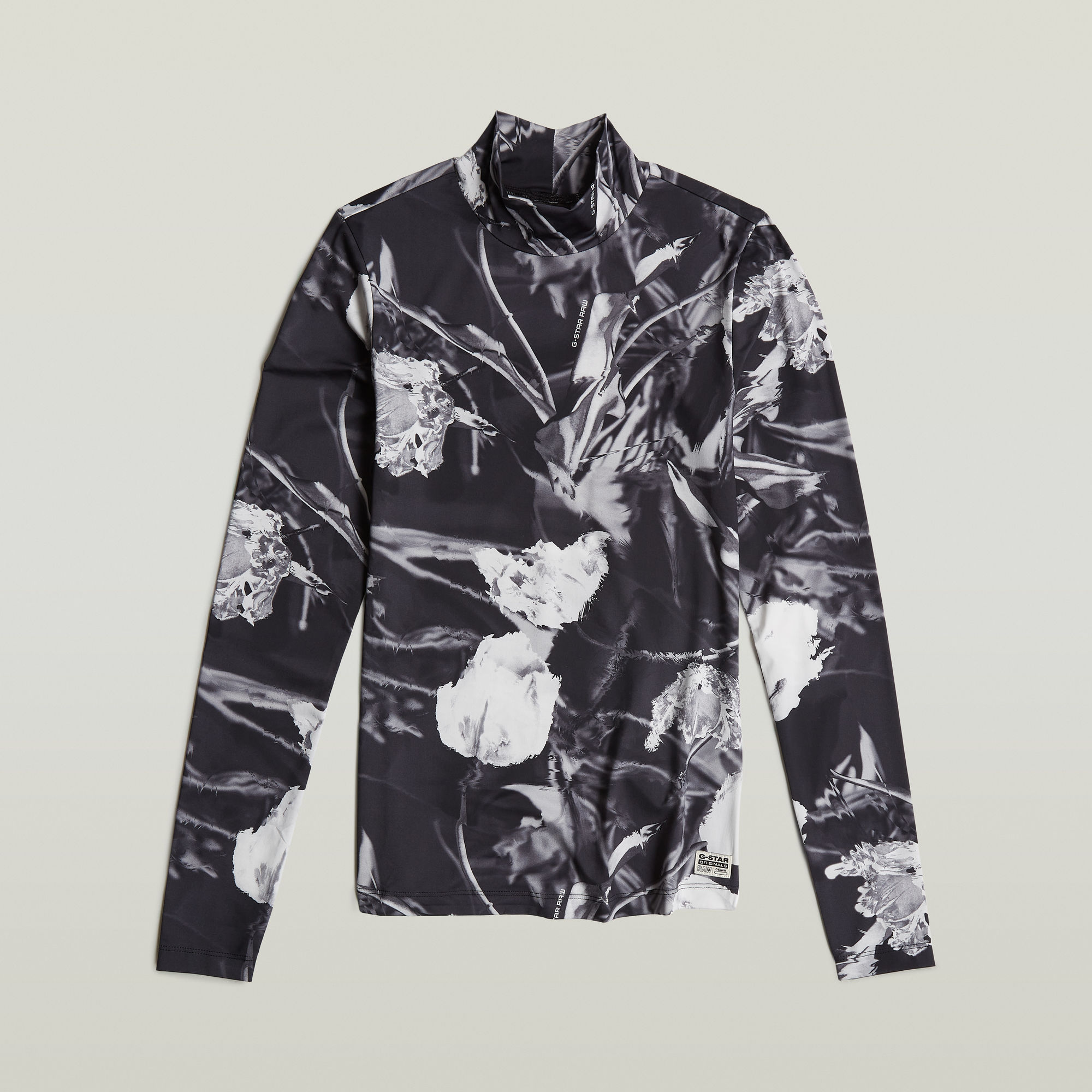 G-Star RAW Printed Mock Slim Top Meerkleurig Dames