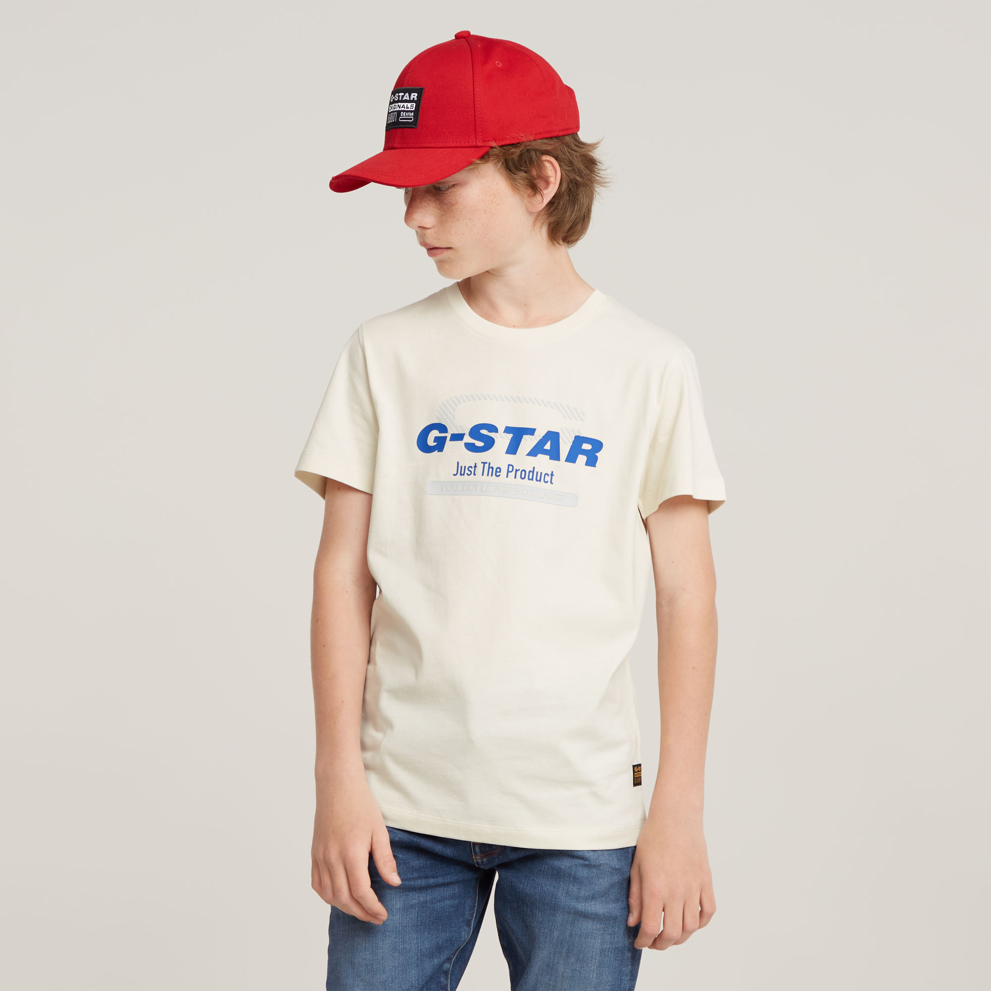 G-Star RAW Jongens T-Shirt Wit jongens