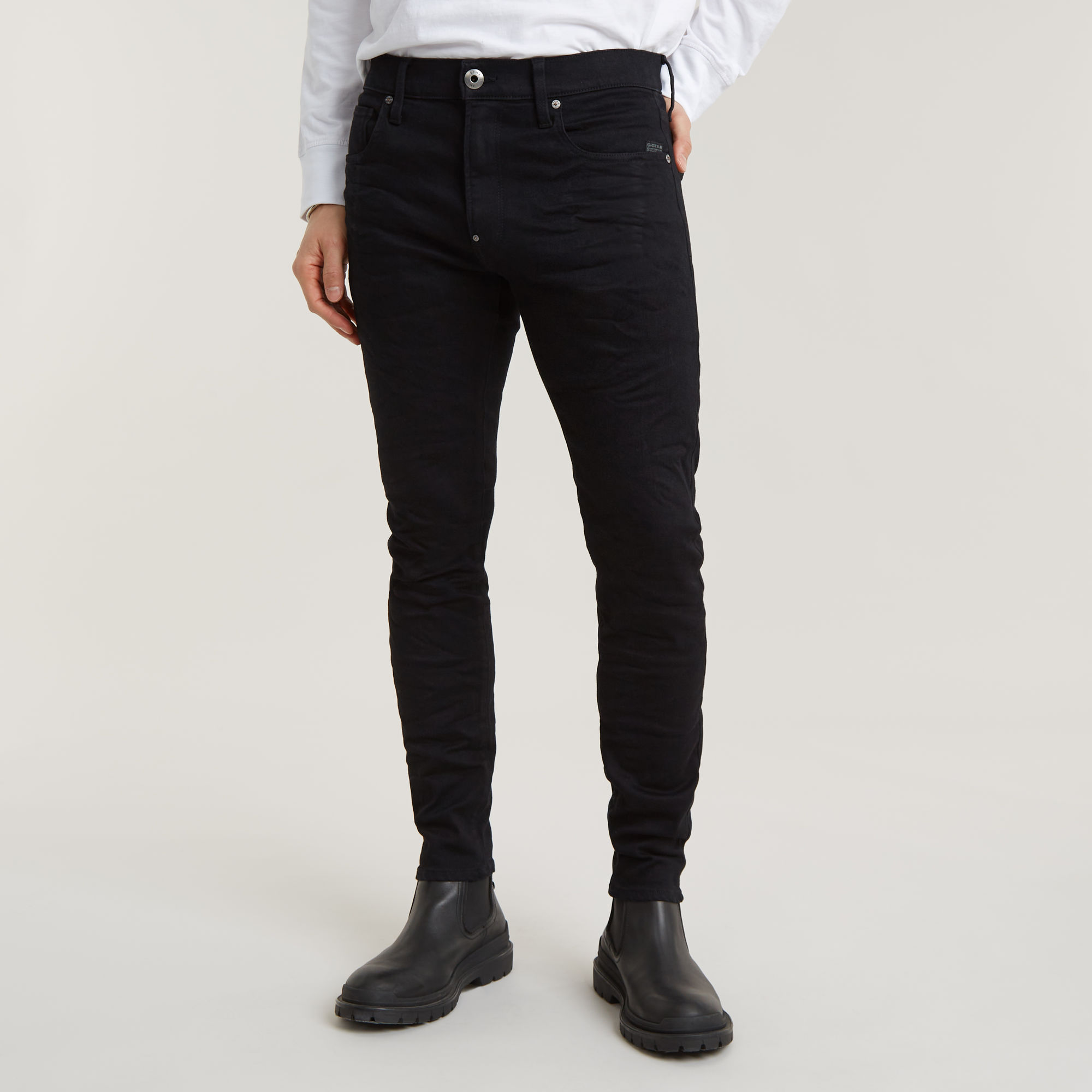 Revend Skinny Jeans - Schwarz - Herren