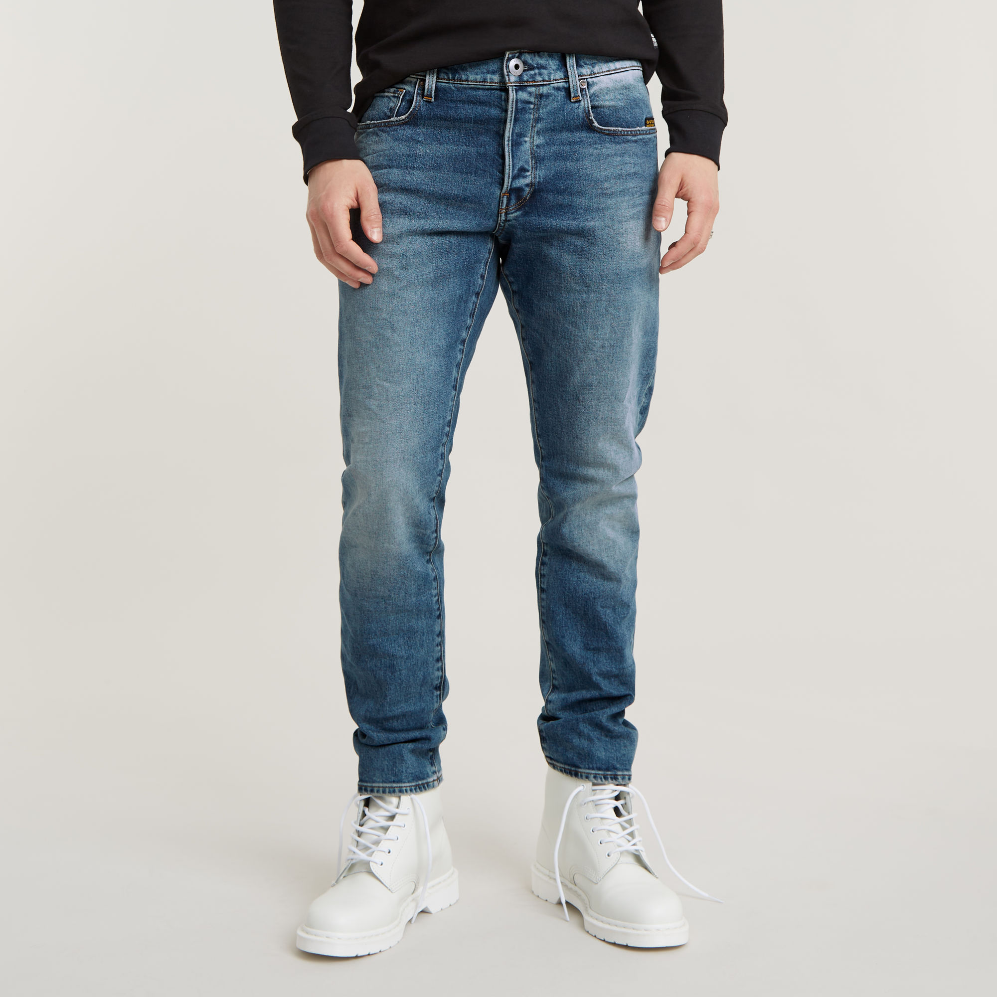 3301 Regular Tapered Jeans - Hellblau - Herren