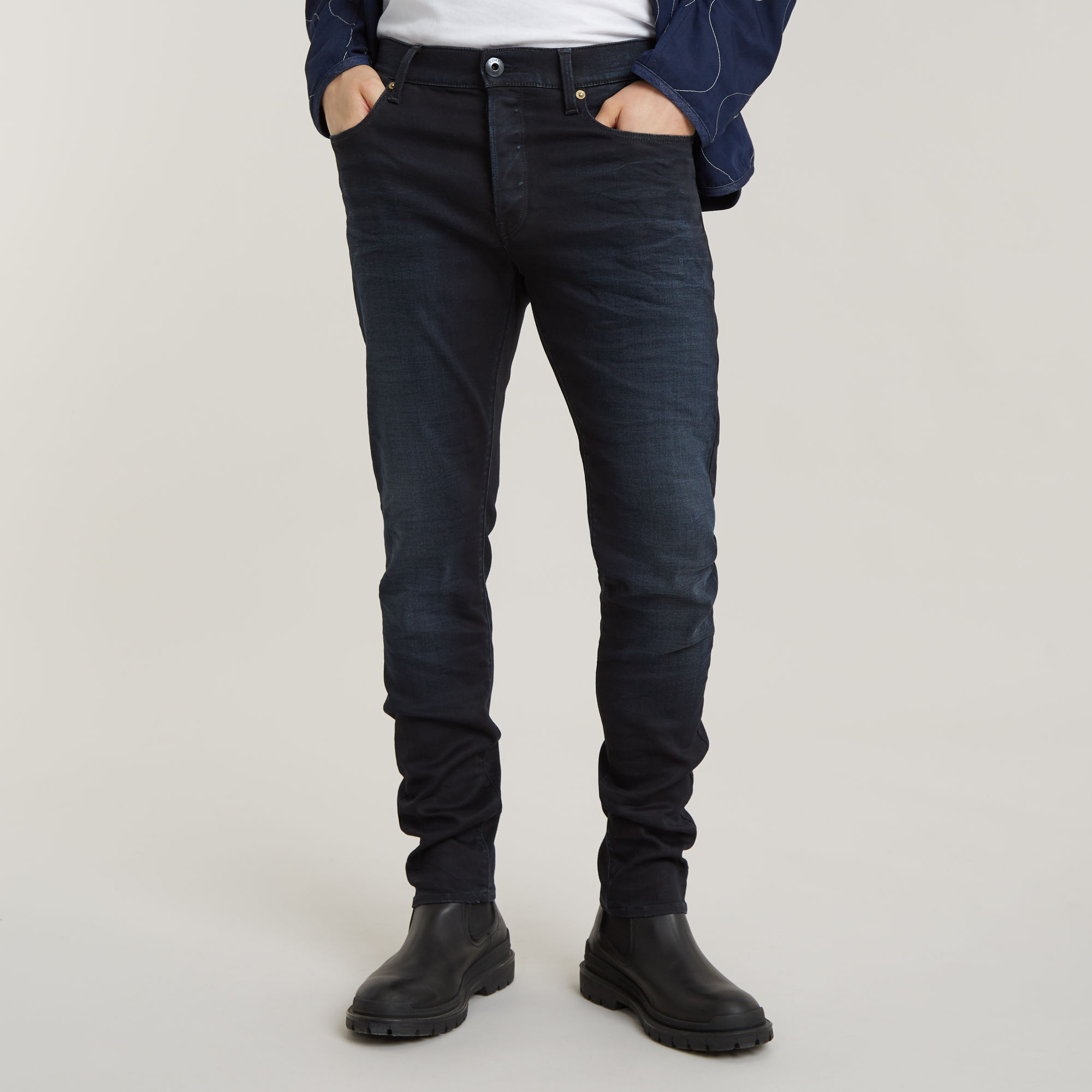 

3301 Slim Jeans - Black - Men