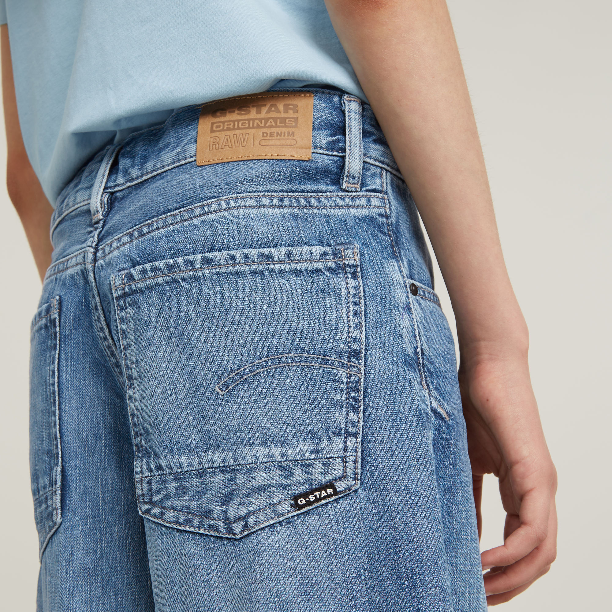 G-Star RAW Meisjes Premium Judee Loose Jeans Midden blauw meisjes