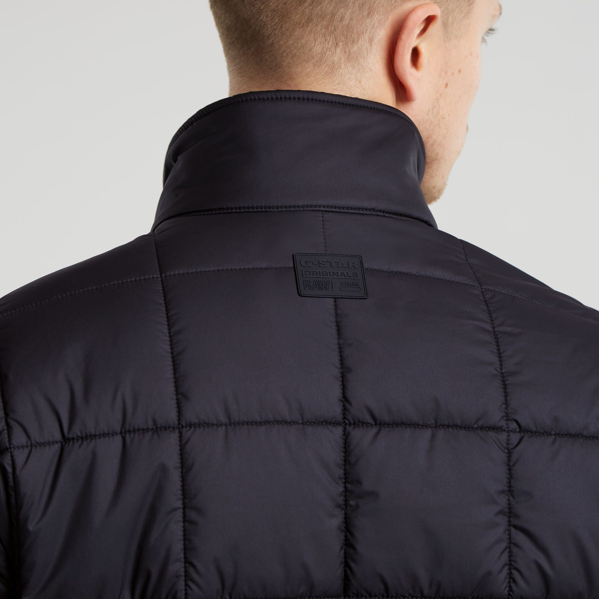 G-Star RAW Meefic Quilted Jack Zwart Heren
