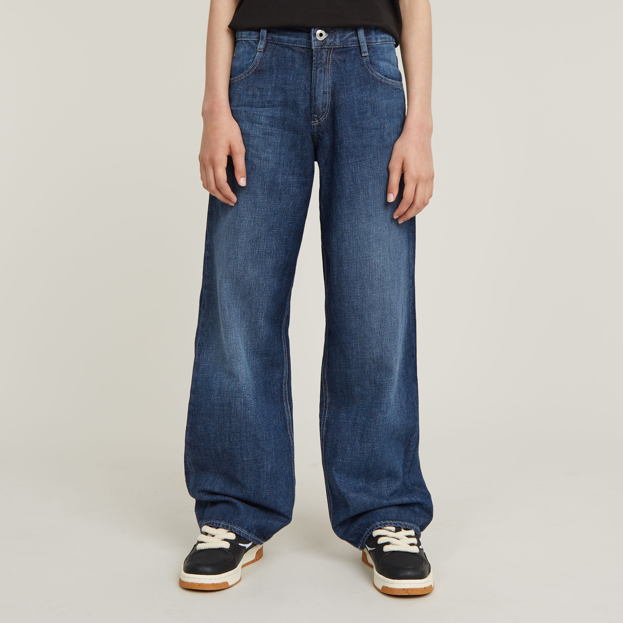 G-Star RAW Meisjes Premium Judee Loose Jeans Donkerblauw meisjes