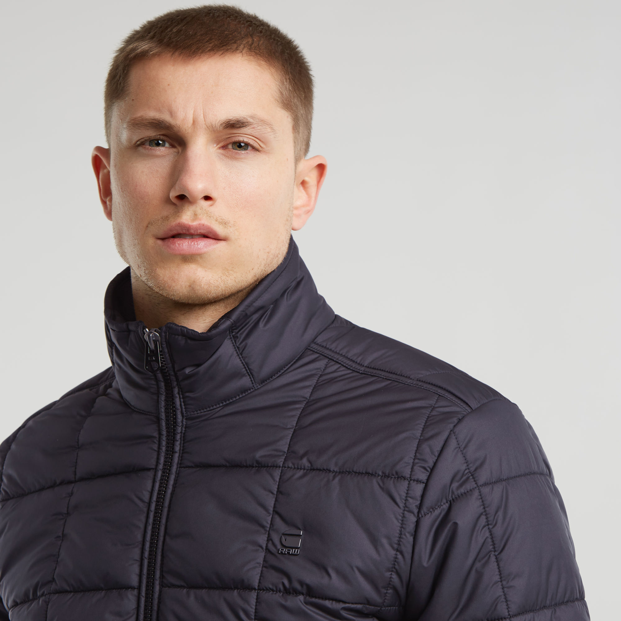 G-Star RAW Meefic Quilted Jack Zwart Heren