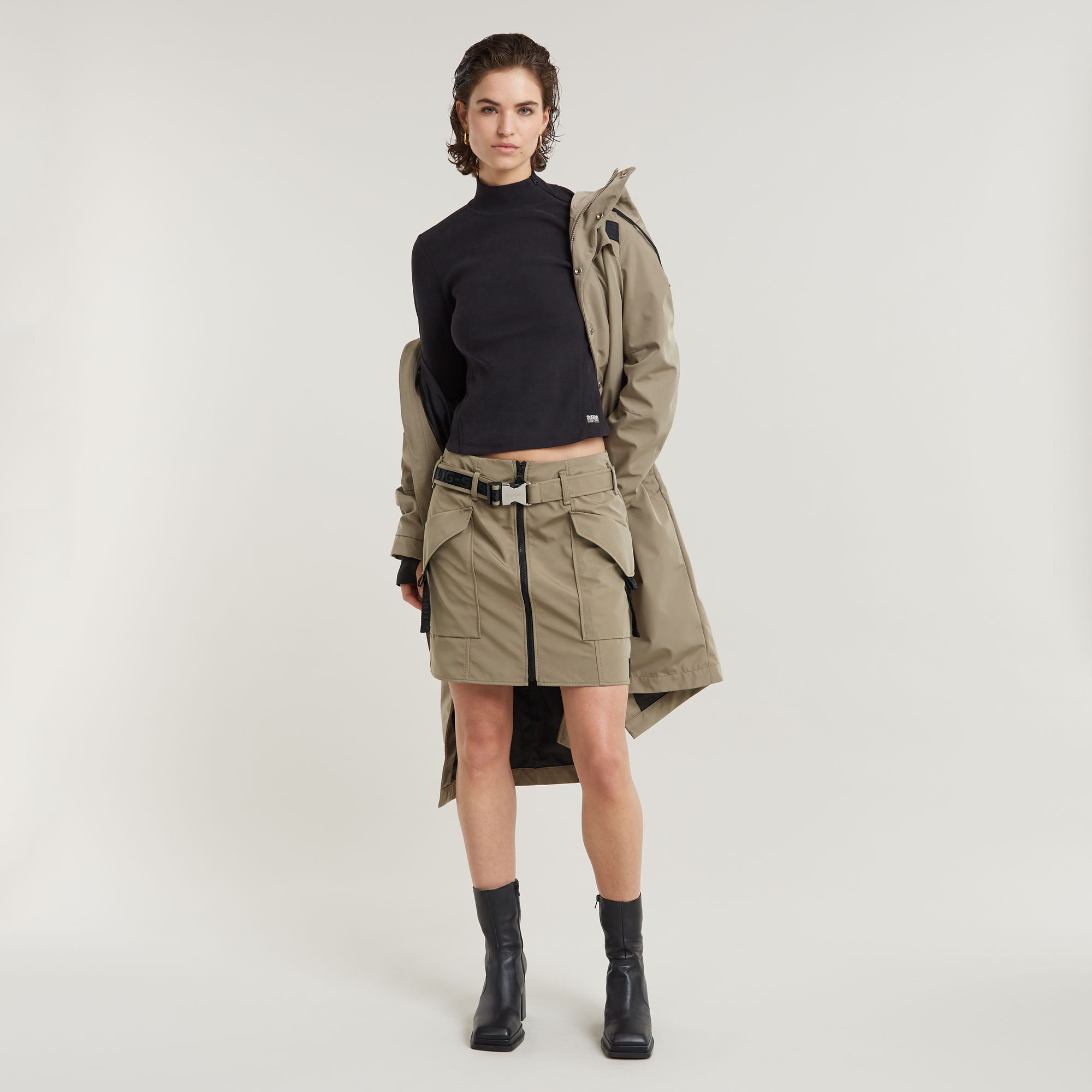 G-Star RAW Tech Rok Beige Dames