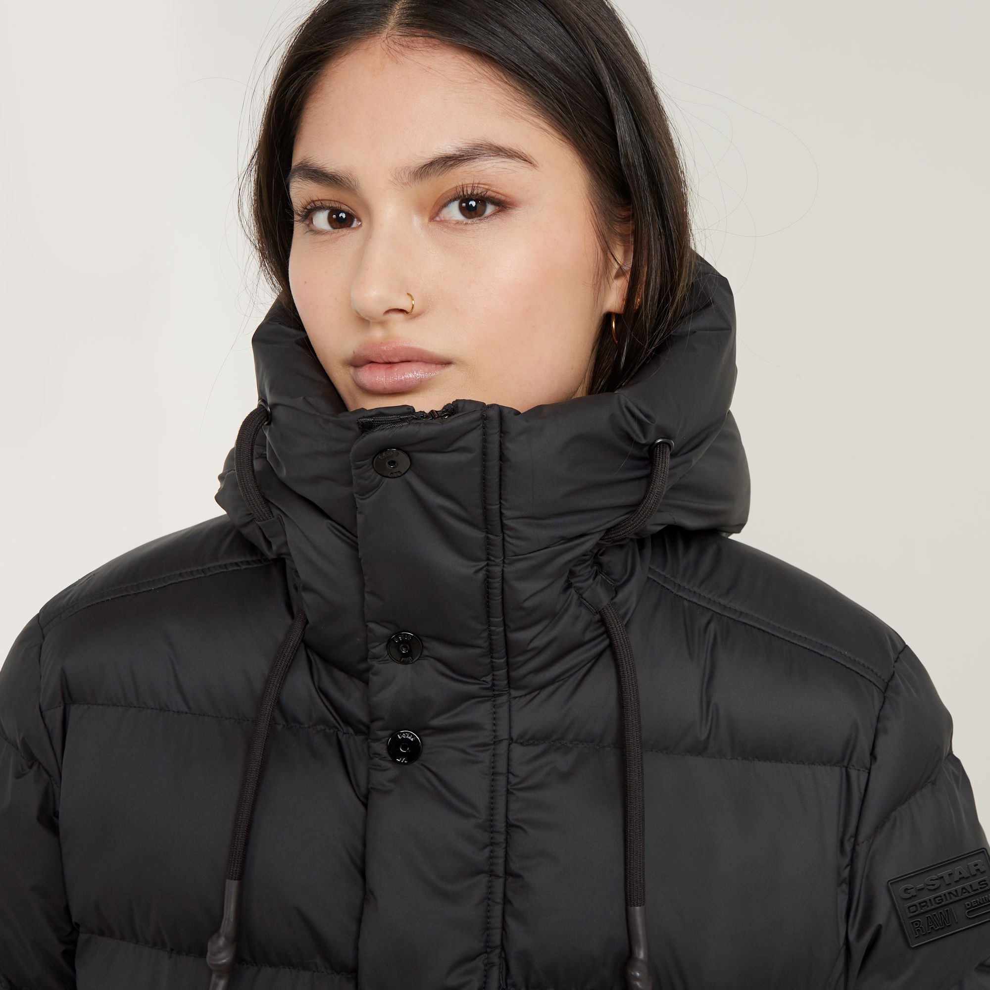 G-Star RAW Whistler Short Puffer Zwart Dames