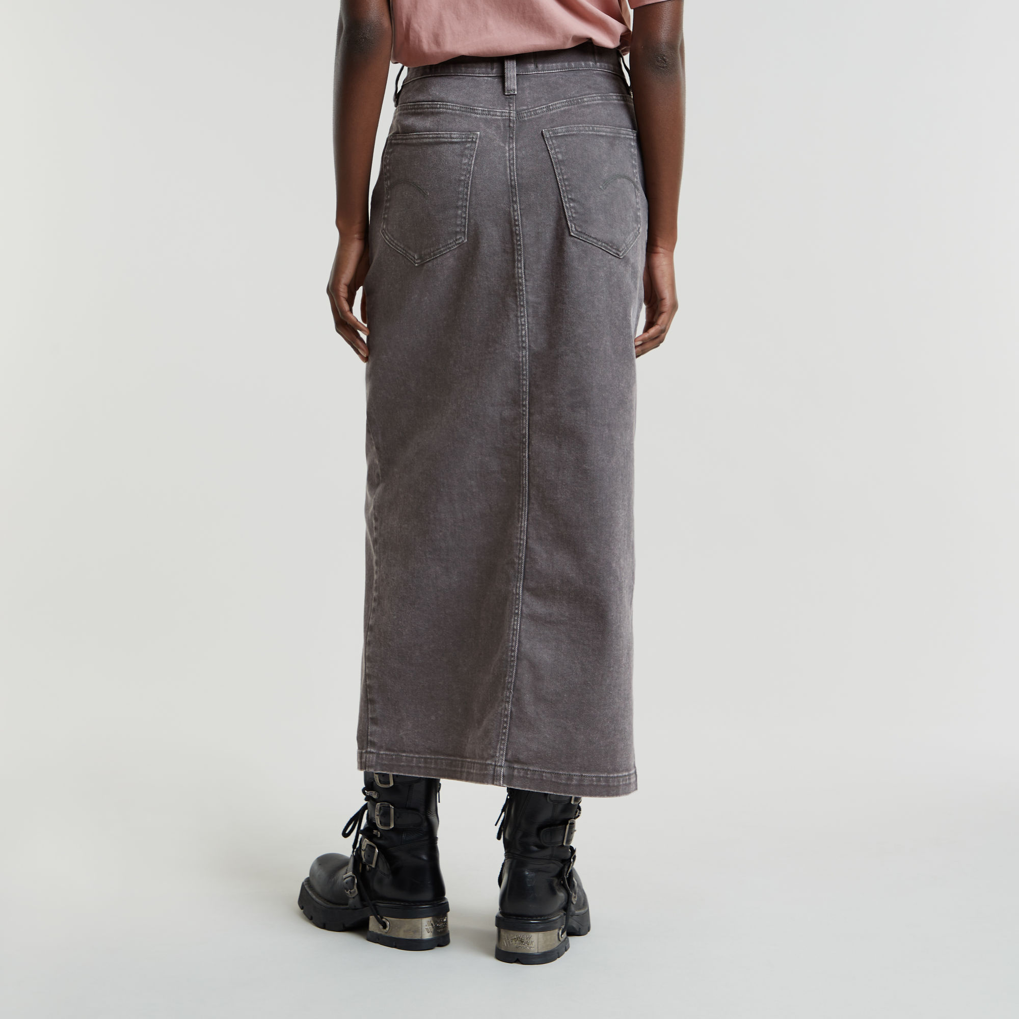 G-Star RAW Midi Kokerrok Grijs Dames