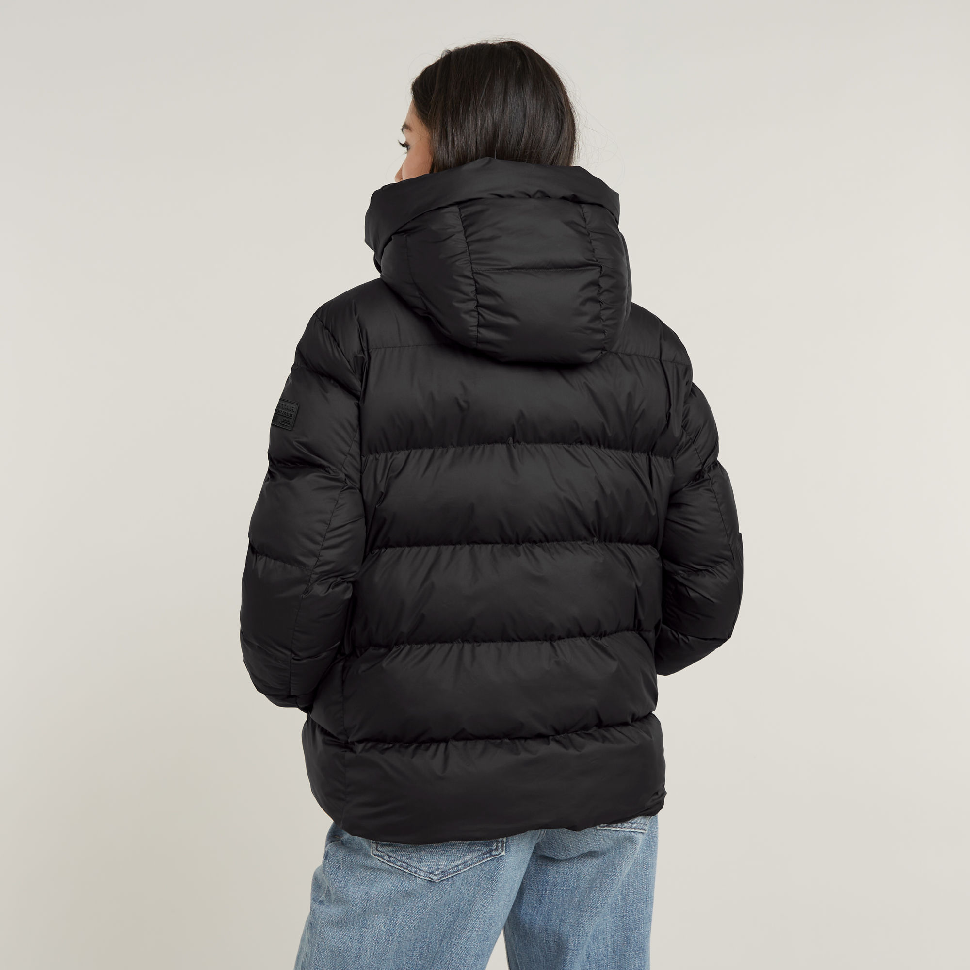 G-Star RAW Whistler Short Puffer Zwart Dames