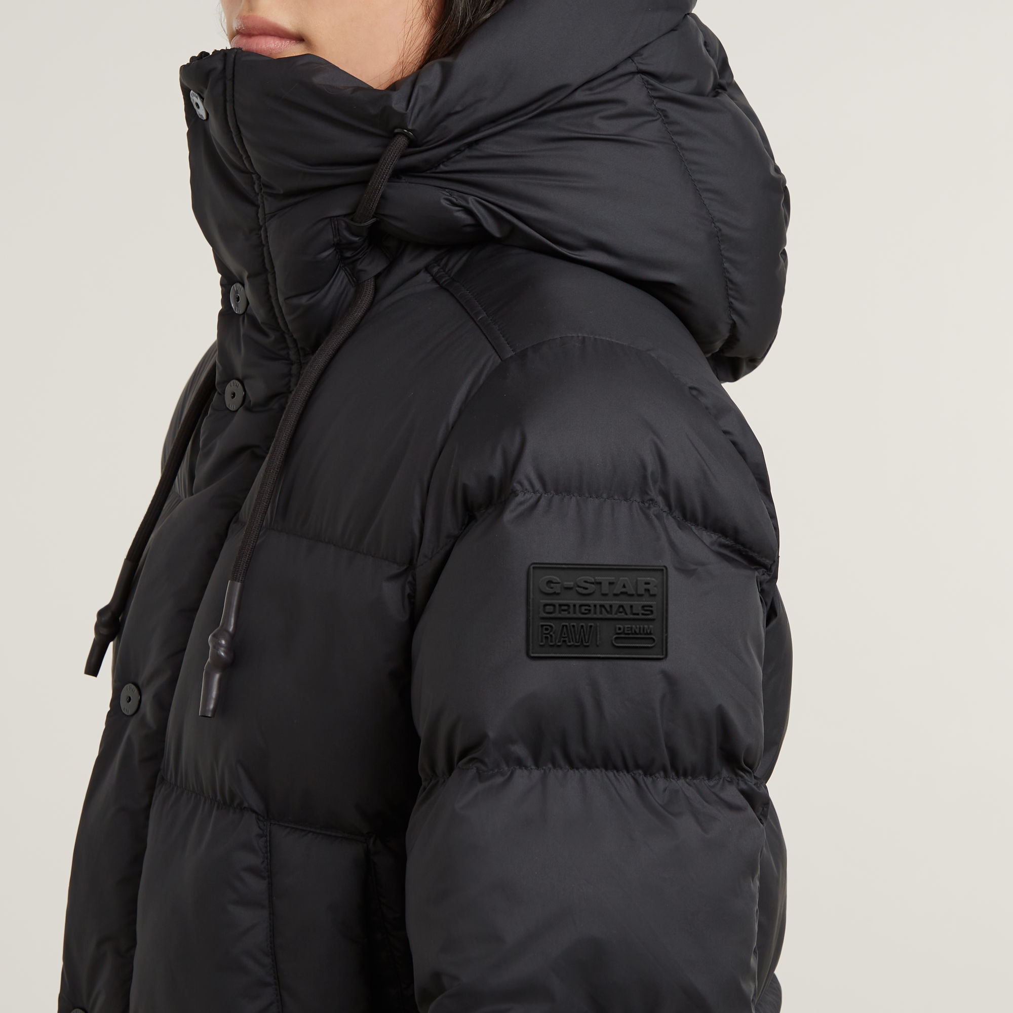 G-Star RAW Whistler Parka Puffer Zwart Dames
