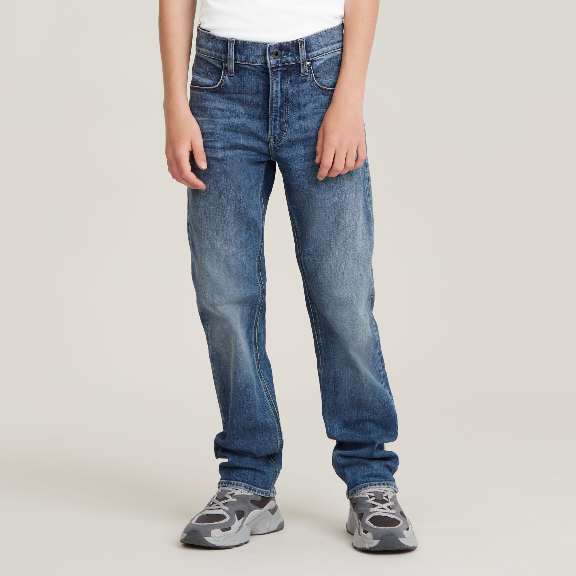 G-Star RAW Kids Premium Mosa Straight Jeans Midden blauw jongens