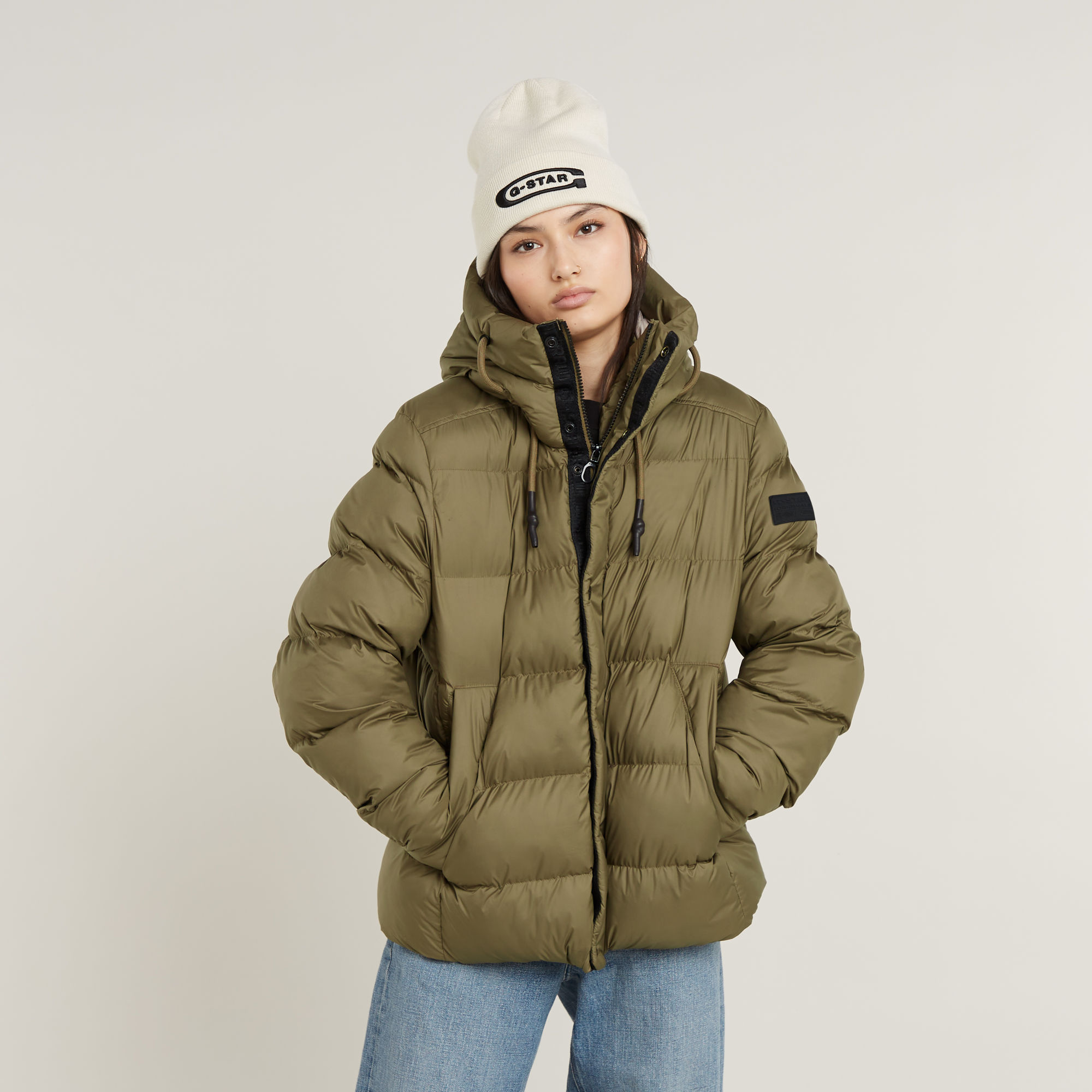 

Whistler Short Puffer - Green - Women