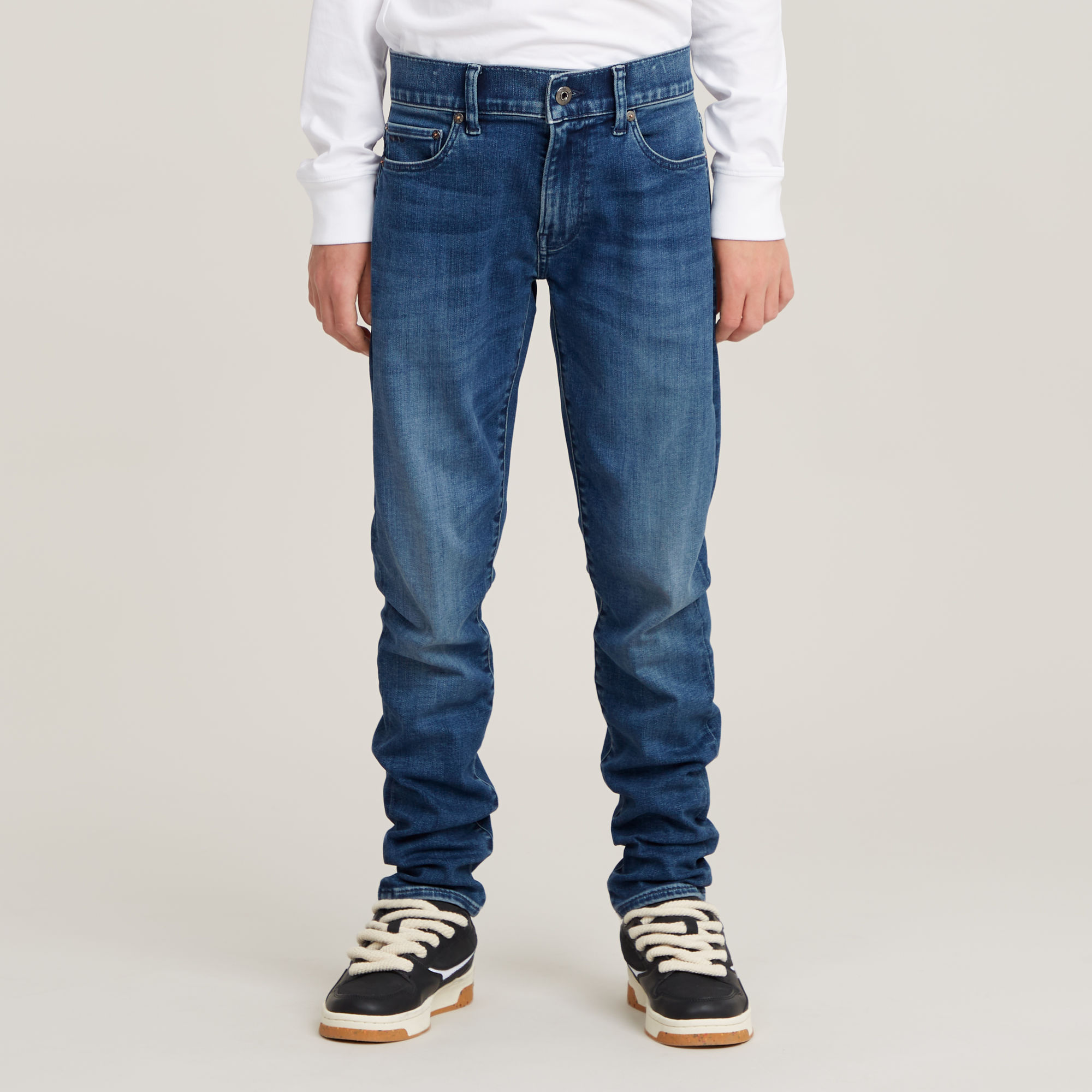 Kids 3301 Slim Jeans - Mittelblau - jungen