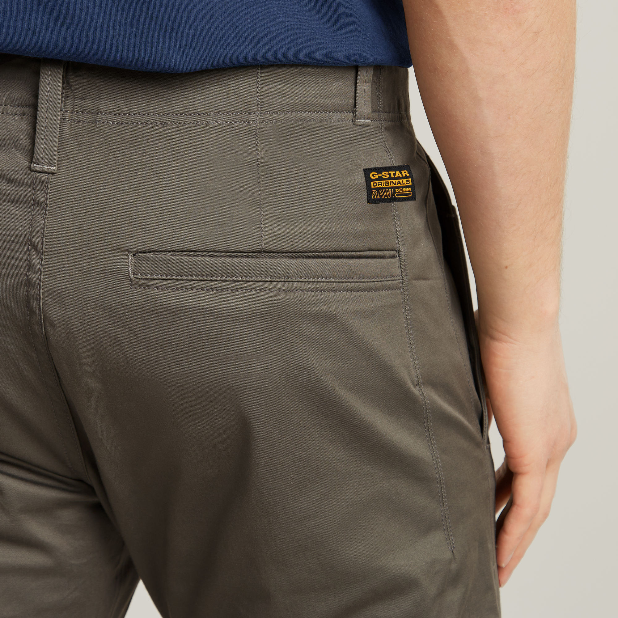 G-Star RAW Mosa Straight Chino Grijs Heren