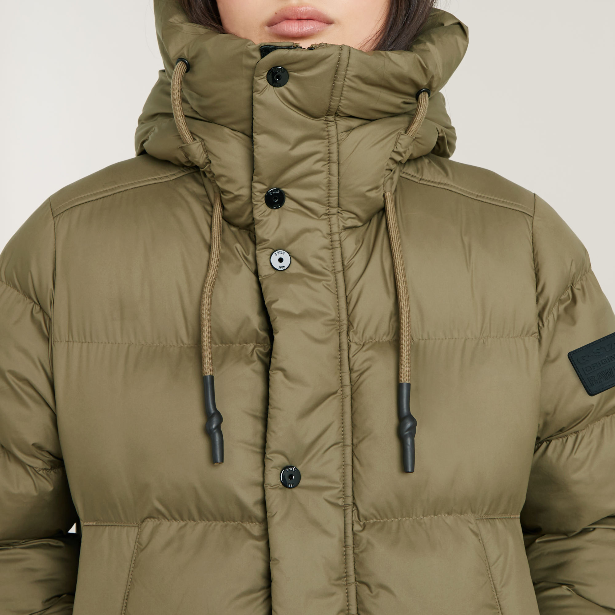 G-Star RAW Whistler Parka Puffer Groen Dames