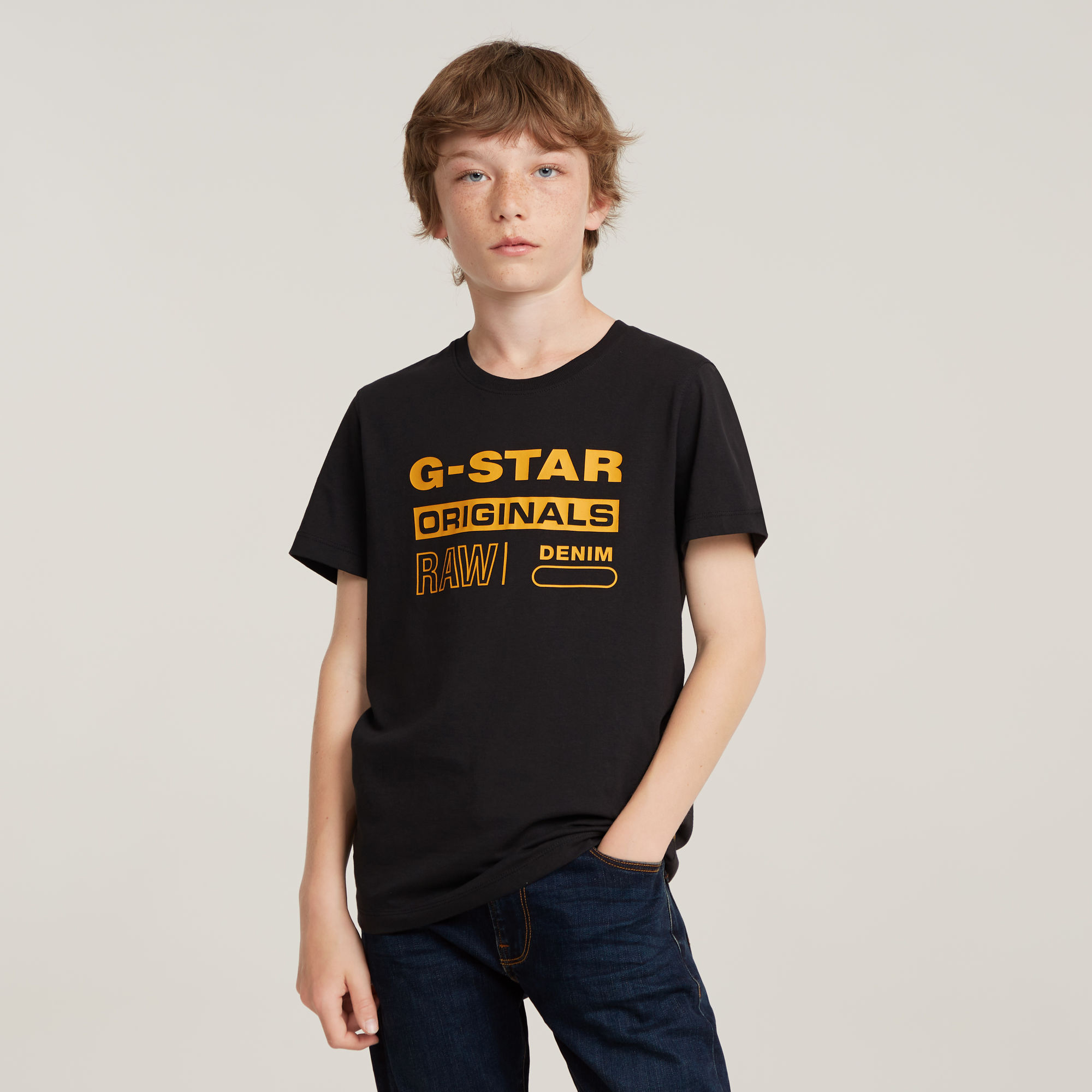 

Boys T-Shirt G-Star Originals - Black - boys