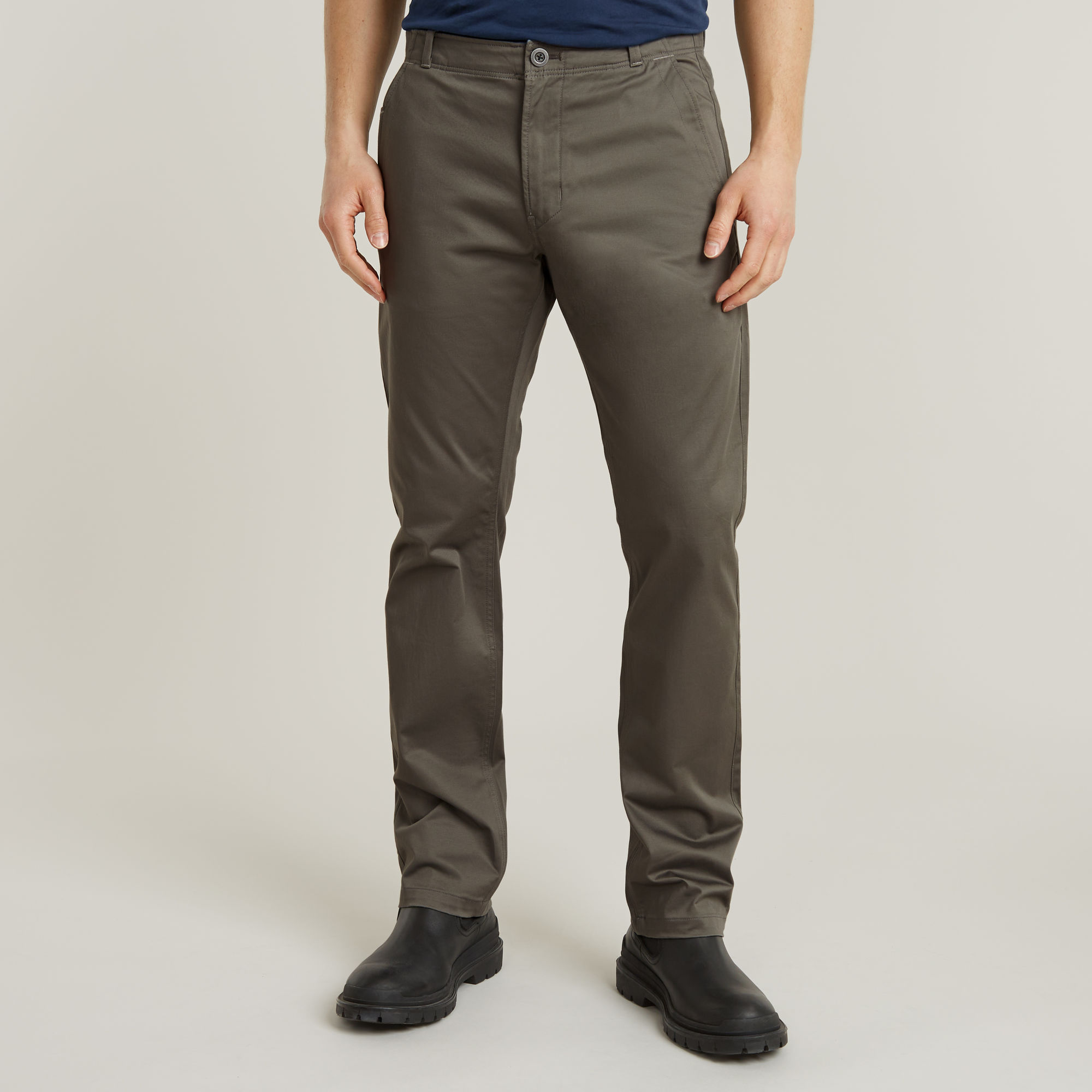 Mosa Straight Chino - Grau - Herren