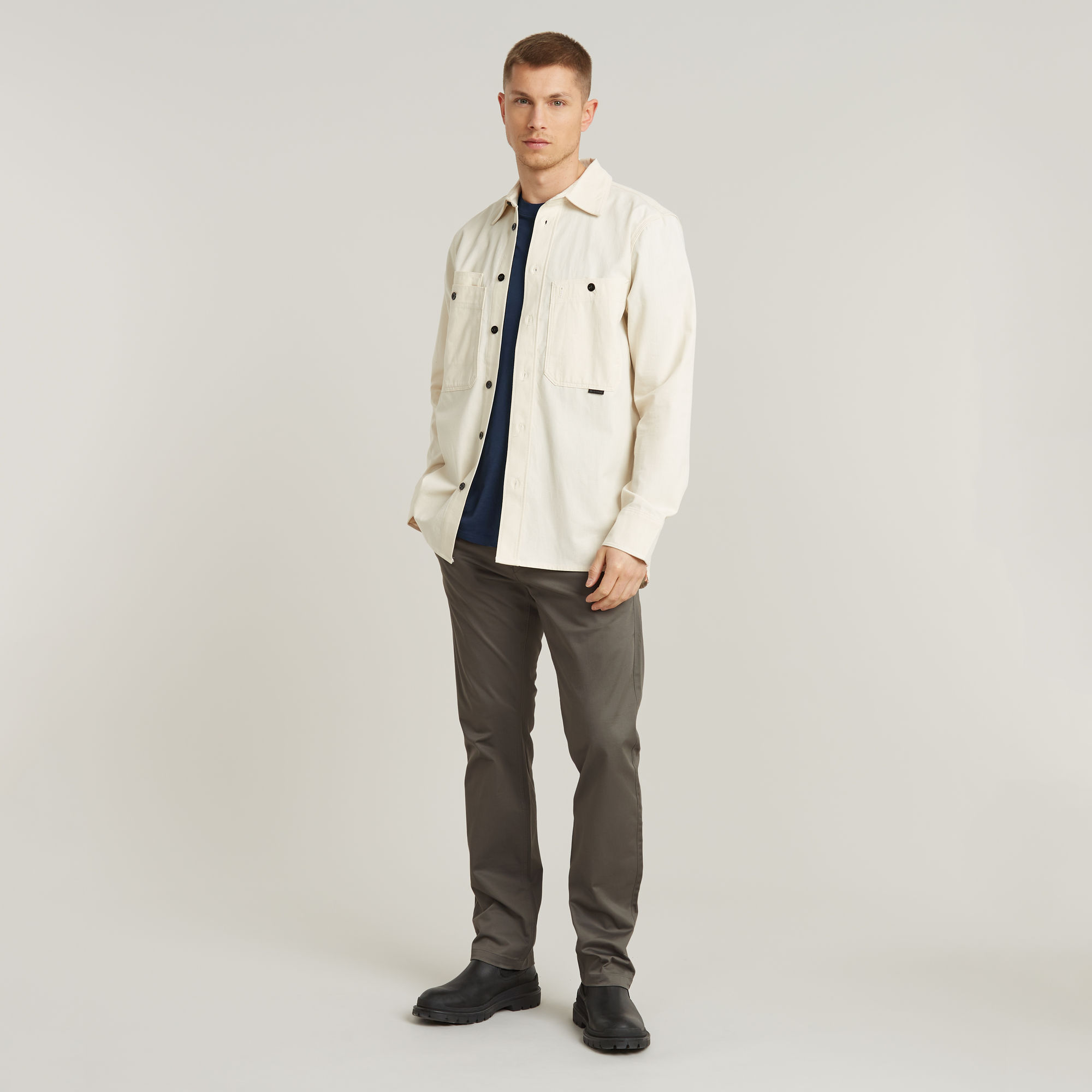 G-Star RAW Mosa Straight Chino Grijs Heren