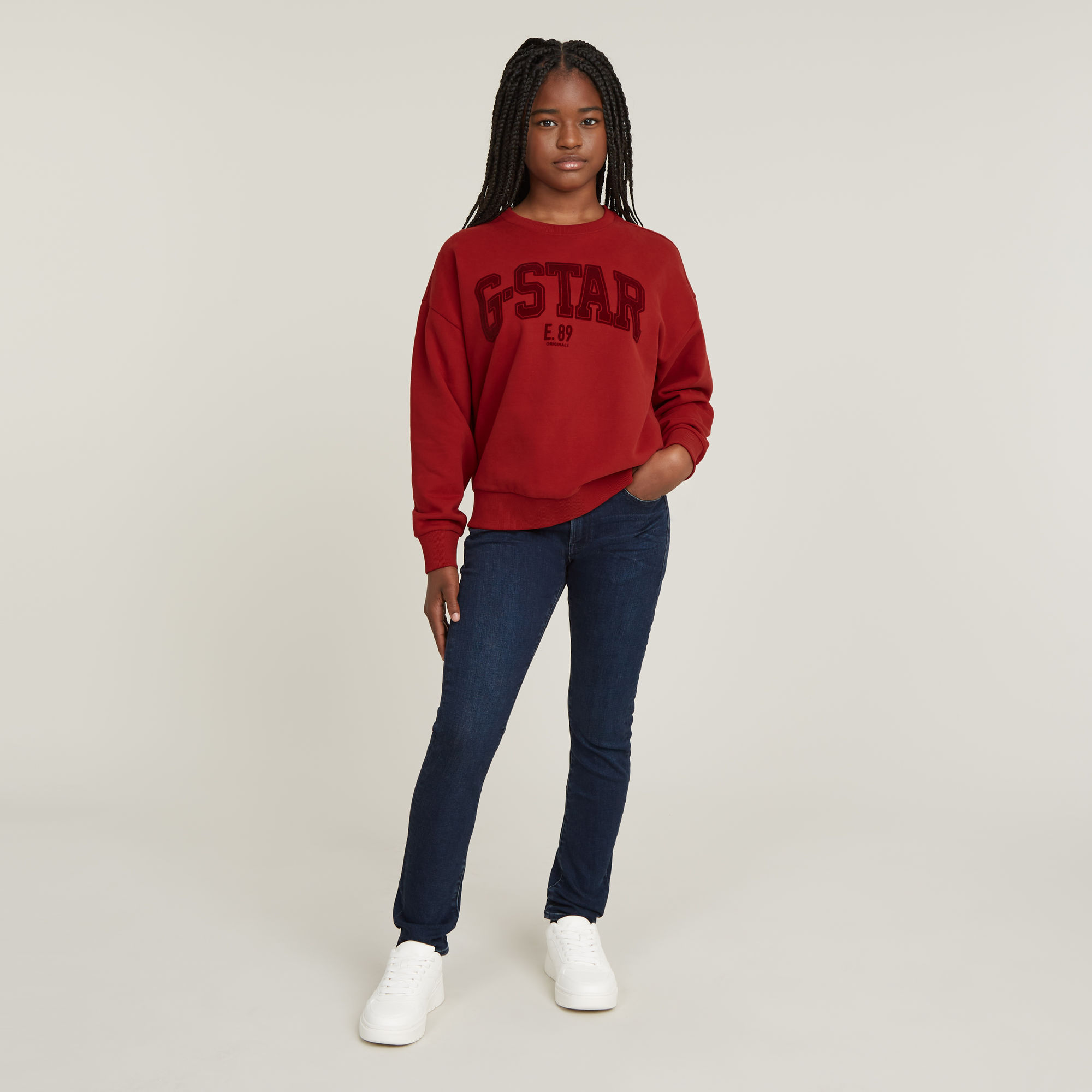 G-Star RAW Meisjes 3301 Skinny Jeans Donkerblauw meisjes