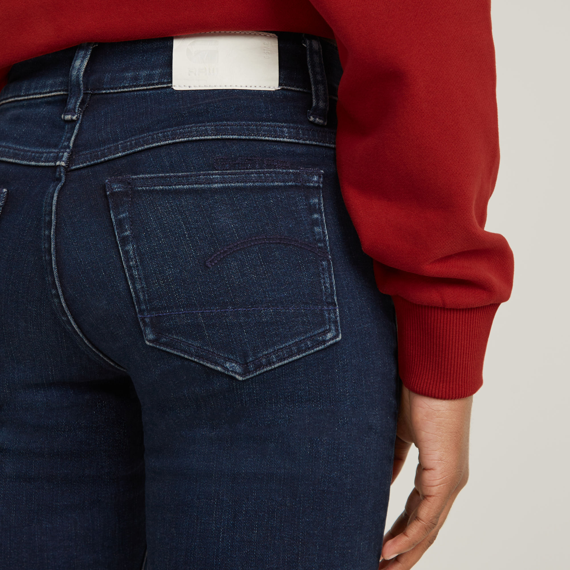 G-Star RAW Meisjes 3301 Skinny Jeans Donkerblauw meisjes